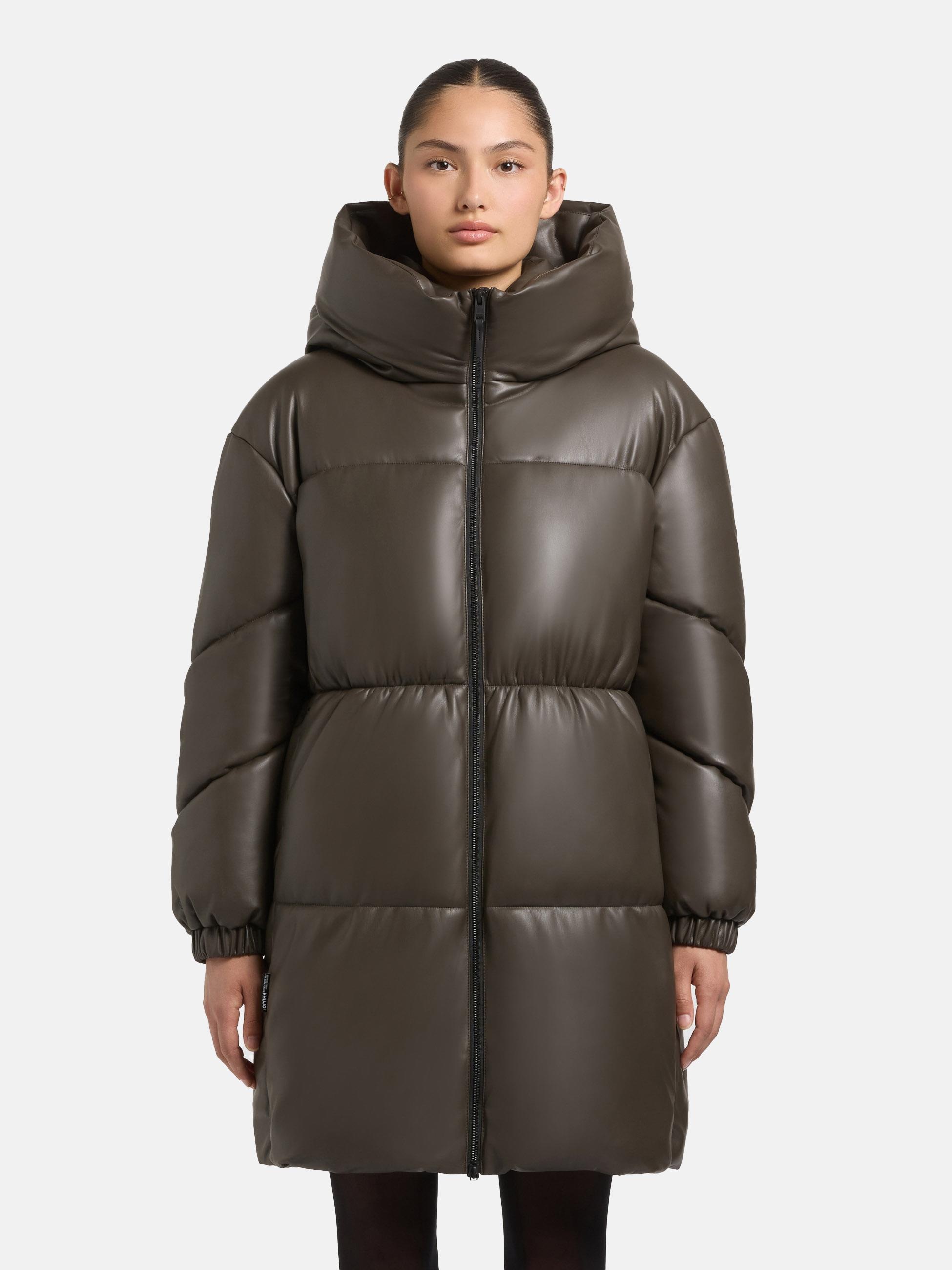 KHUJO Damen Wintermantel "Lorsa"braun, Gr. XXL, Obermaterial: 100% Polyurethan; Innenfutter: 100% Polyester; Wattierung: 100% Polyester;