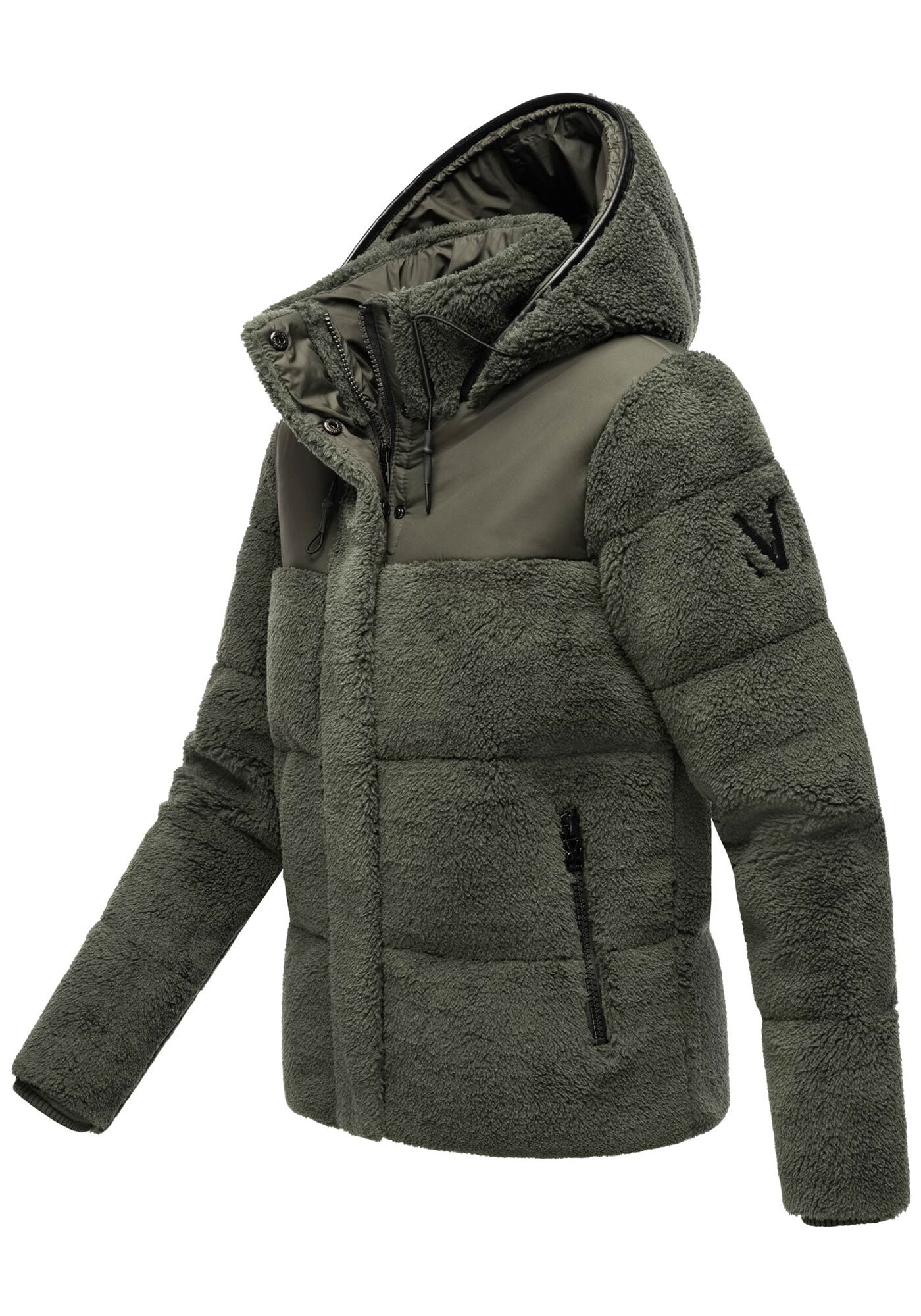 Marikoo Winterjacke »Kaguraa«, warme Teddyfell Sherpa Jacke