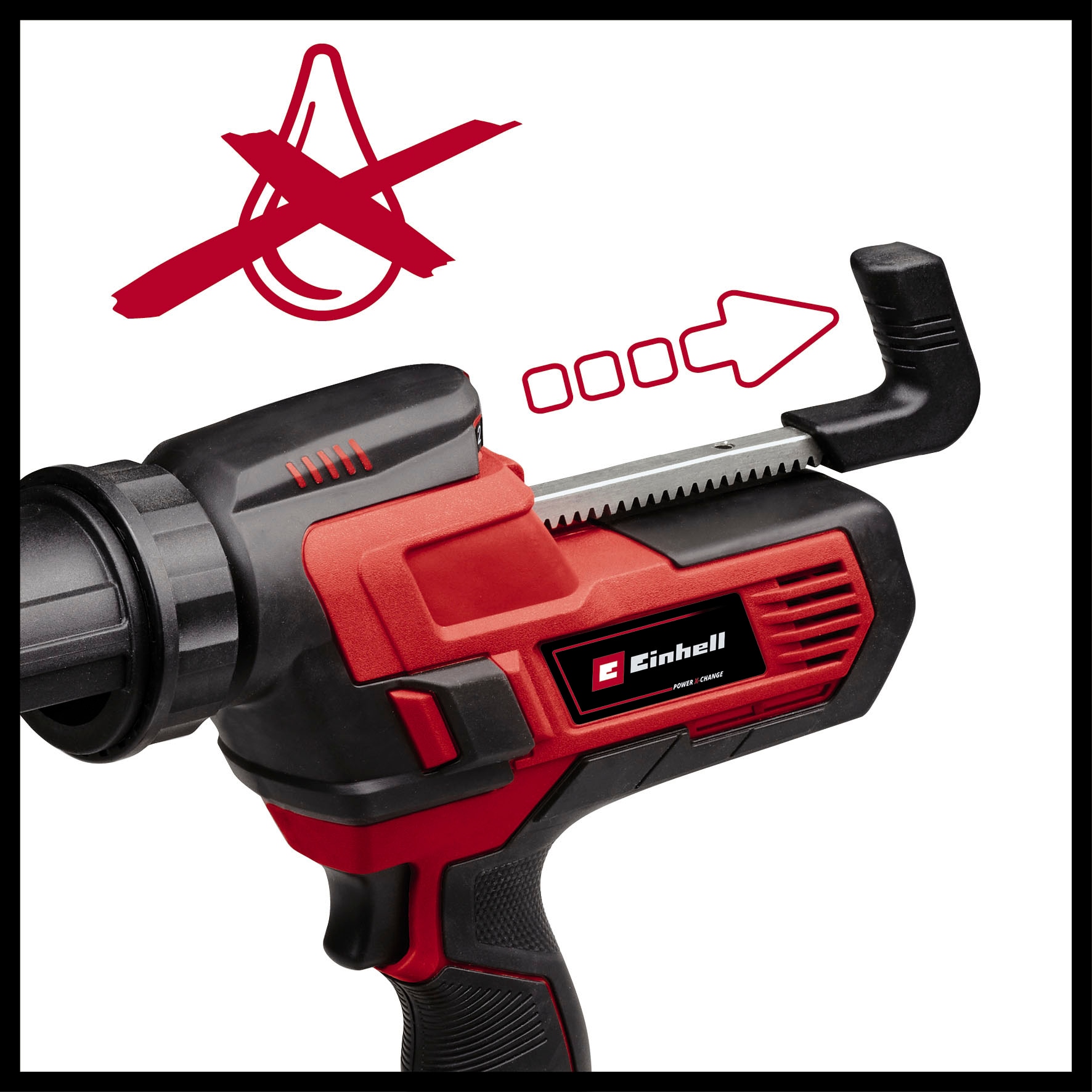 Einhell Akku-Kartuschenpistole »Power X-Change TE-SG 18/10 Li - Solo«, ohne Akku und Ladegerät