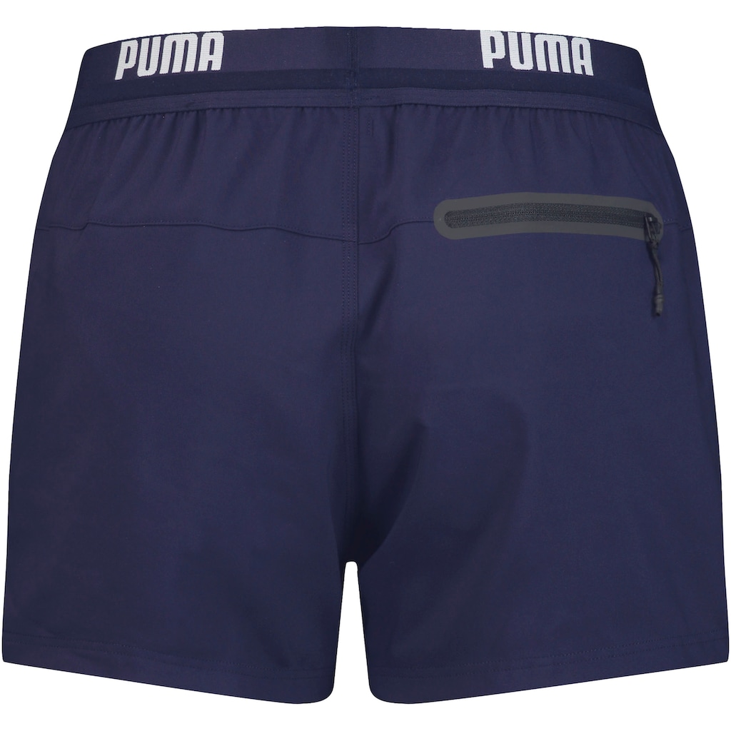 PUMA Badeshorts, mit elastischem Logobund