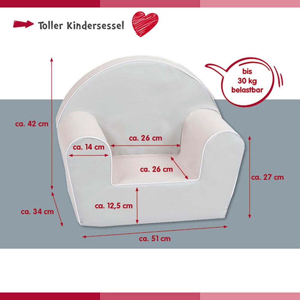 Knorrtoys® Sessel »Babies and the bear«, für Kinder; Made in Europe