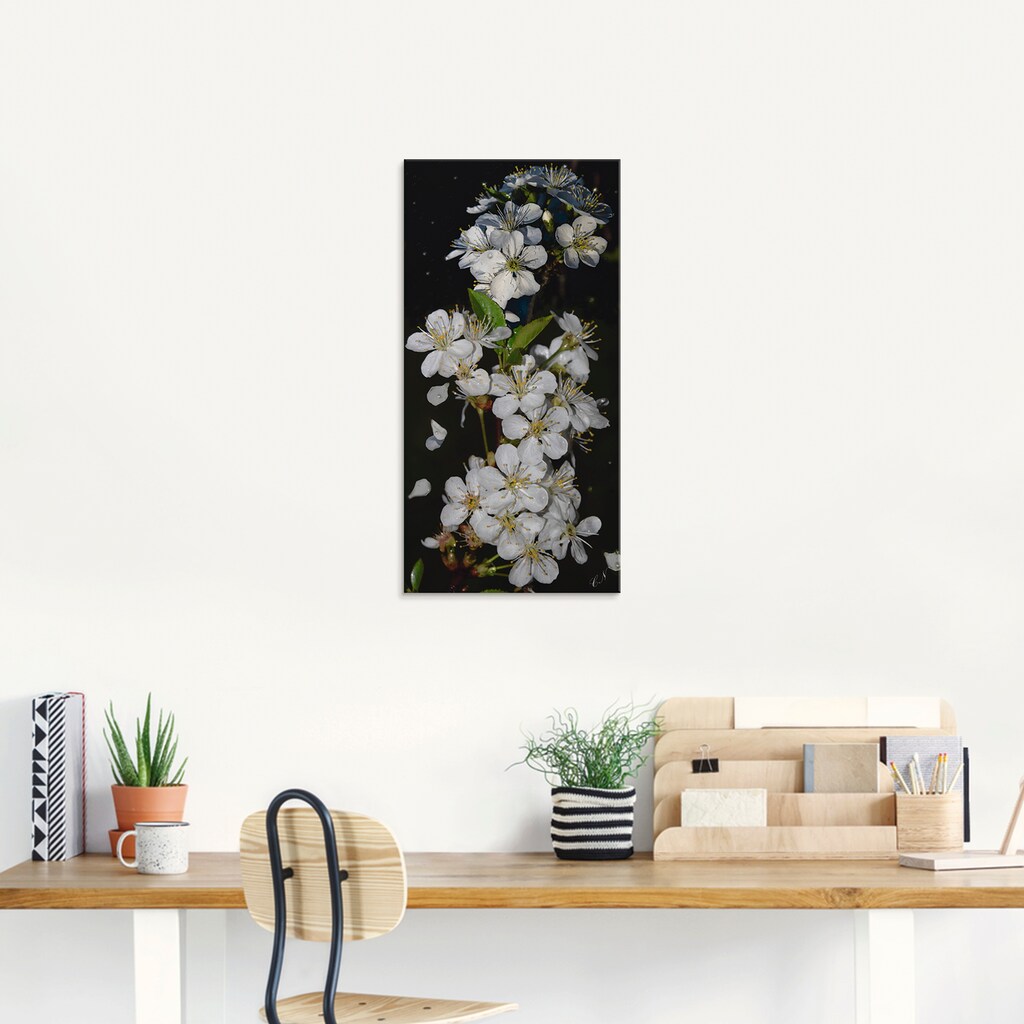 Artland Glasbild »Baumblüte«, Blumen, (1 St.)