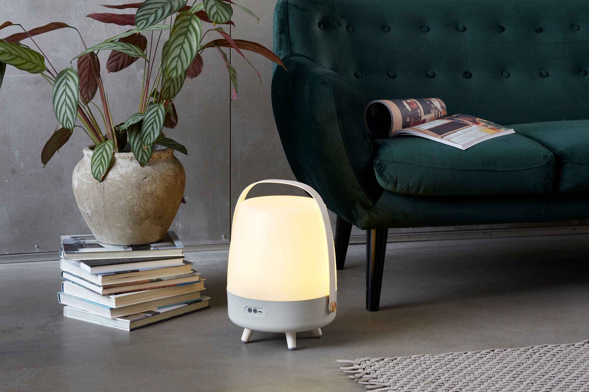 kooduu LED Tischleuchte »Lite-up Play JBL«, 1 flammig, Leuchtmittel LED-Modul | LED fest integriert, LED Dekolicht, Lautsprecherleuchte