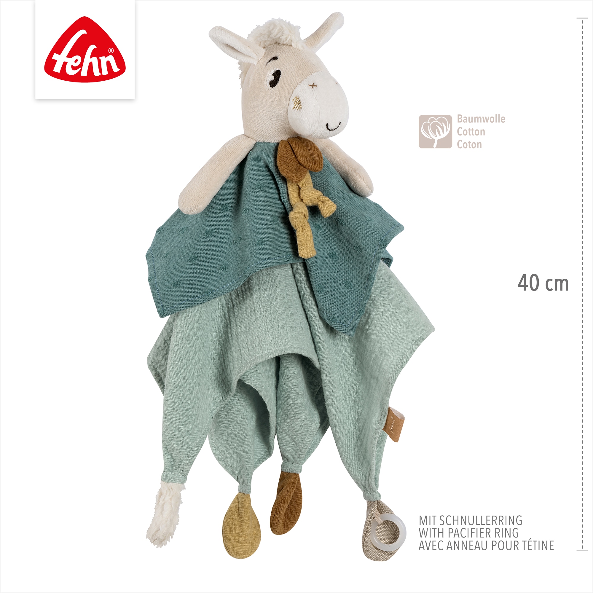 Fehn Kuscheltuch »Pferdinand, Pferd Deluxe«