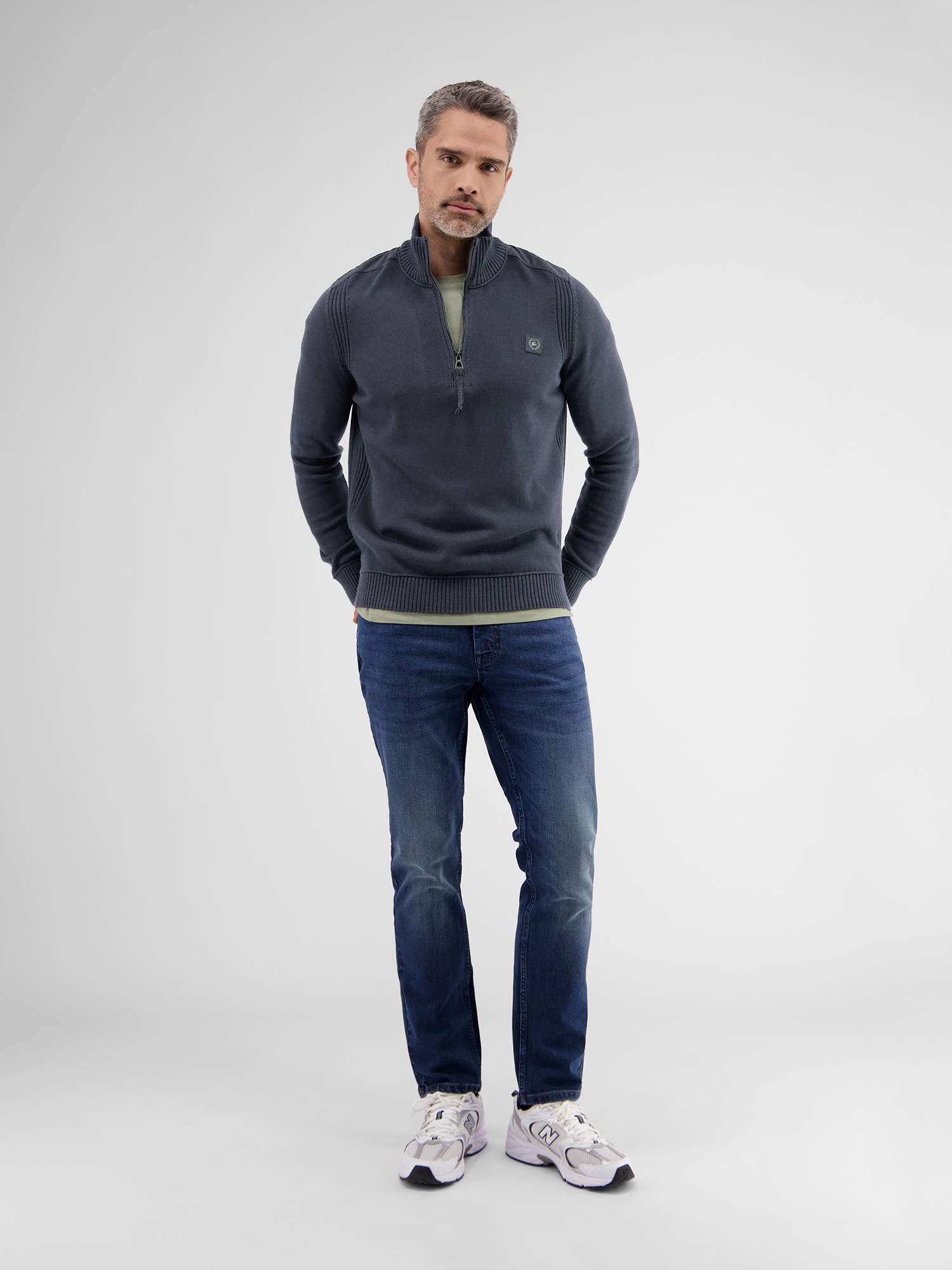 LERROS Strickpullover »LERROS Stricktroyer, unifarben«