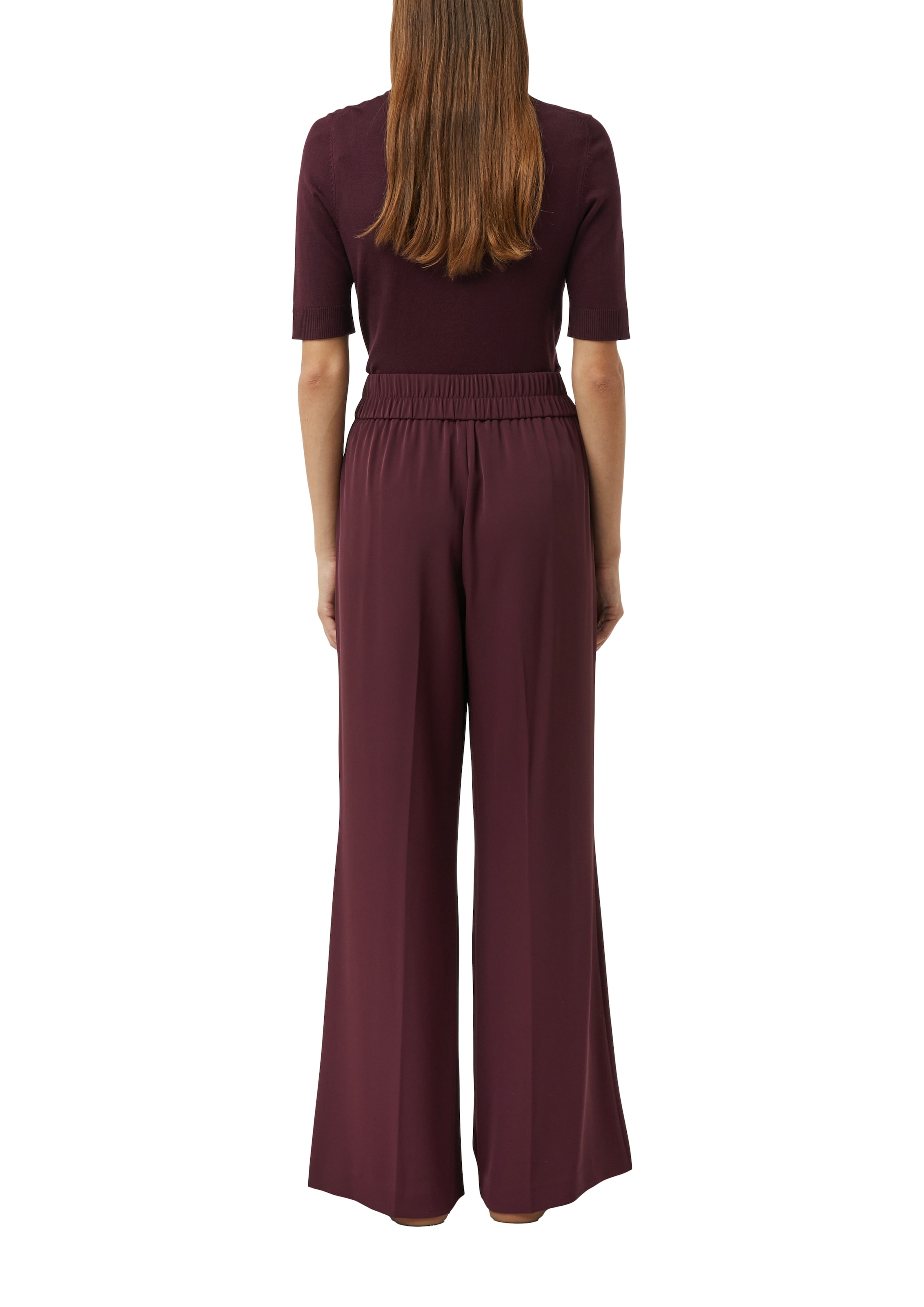 Comma Marlene-Hose, im Loose Fit, High Rise
