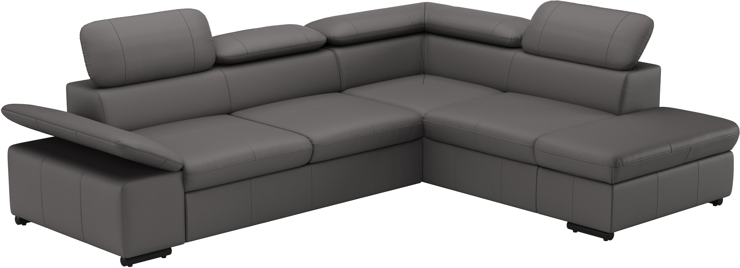 sit&more Ecksofa »Alcudia L-Form«, mit Armteilverstellung, optional Kopfteilverstellung und Bettfunktion