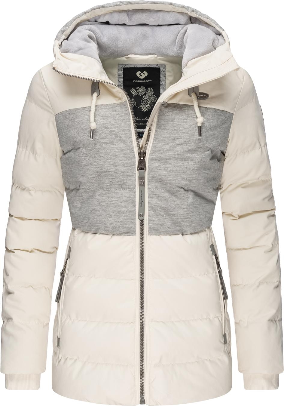 mit | BAUR Steppjacke Ragwear stylische mit kaufen Winterjacke Kapuze, für Teddyfell-Kapuze »Quantic«,