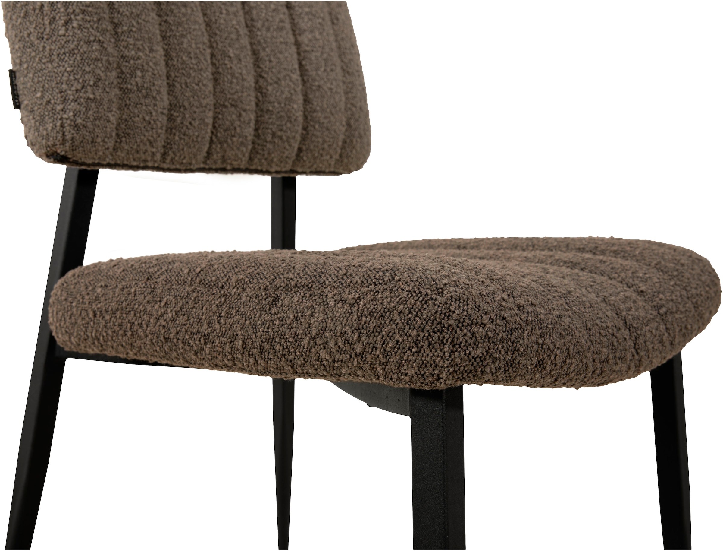 OMG Design Esszimmerstuhl »Dirk«, (Set), 2 St., Stoff, moderner Boucle Bezug, bequem gepolstert