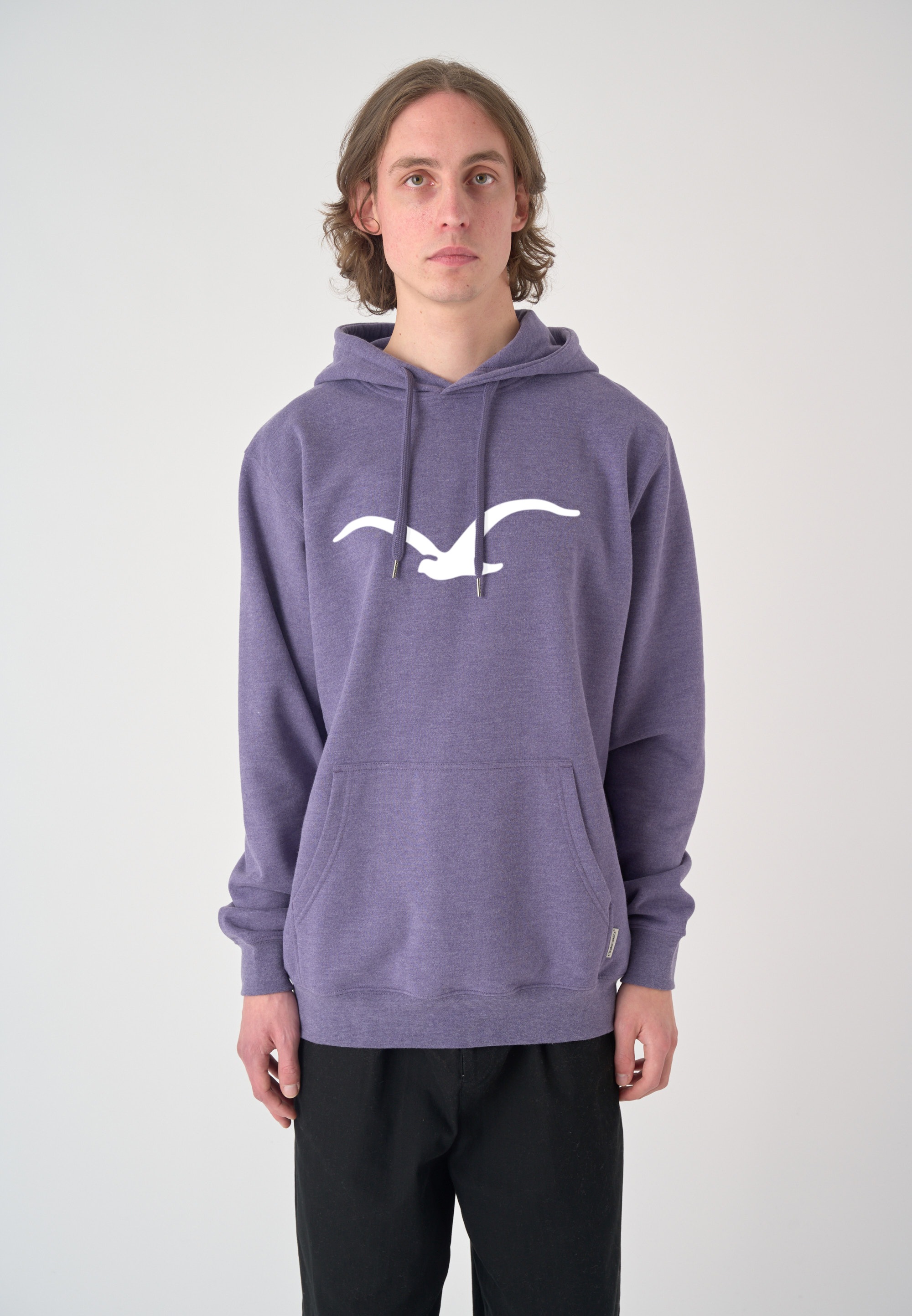 Cleptomanicx Kapuzensweatshirt "Mowe", mit Logo-Druck