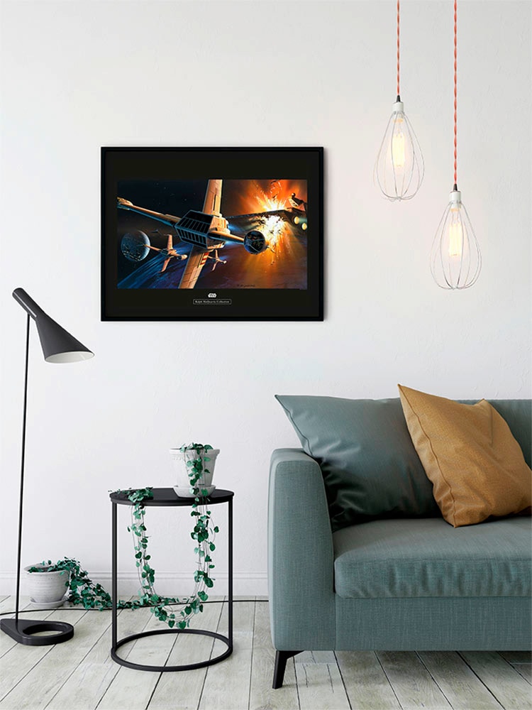 Komar Bild »Star Wars Classic RMQ Endor Orbit War« Star Wars 1 Stk. tlg. Wandbild zur Dekoration im Kinderzimmer - ohne Rahmen