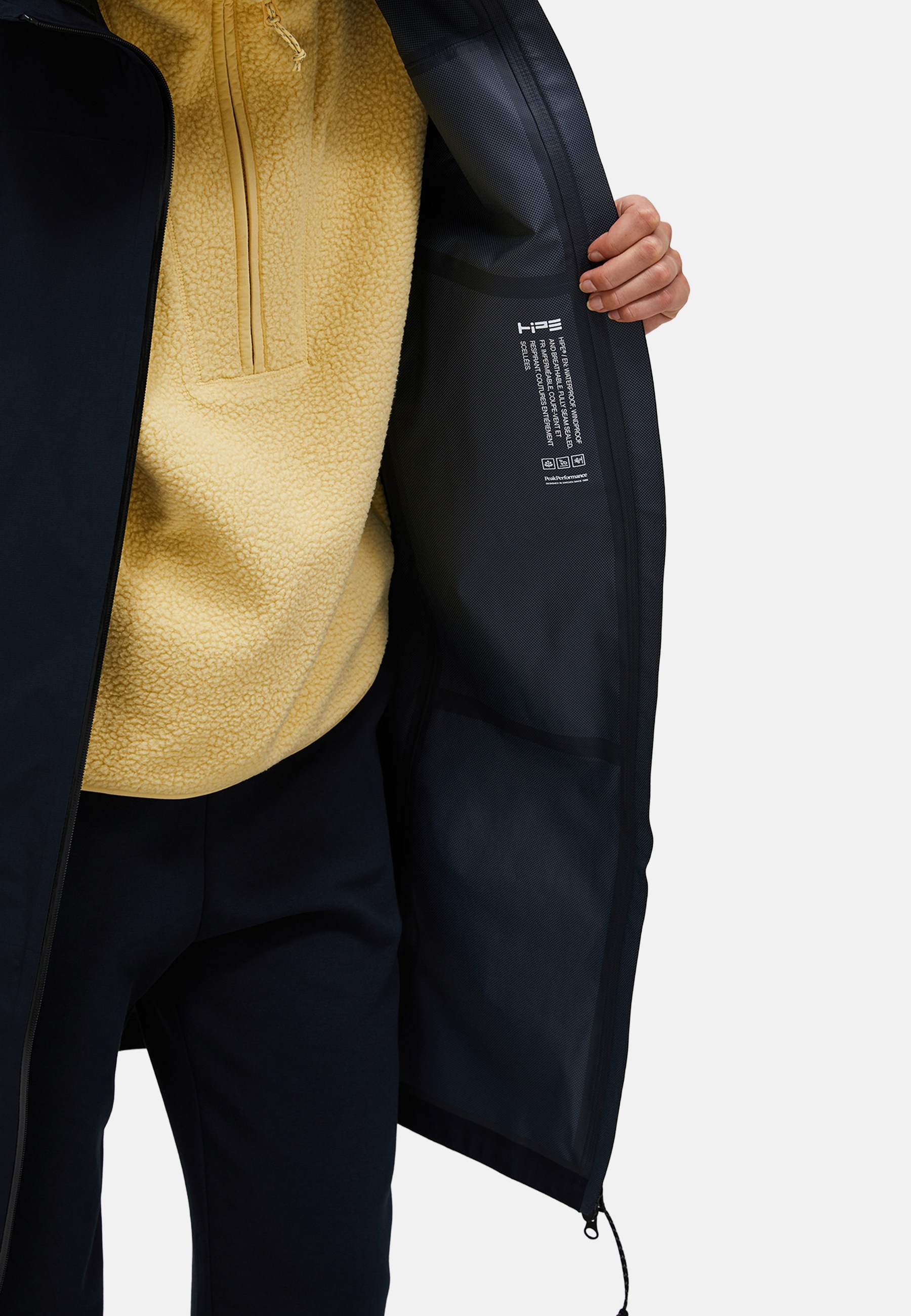 Peak Performance Regenmantel »W Treeline Hipe® 2.5l Shell Parka« wasserdicht