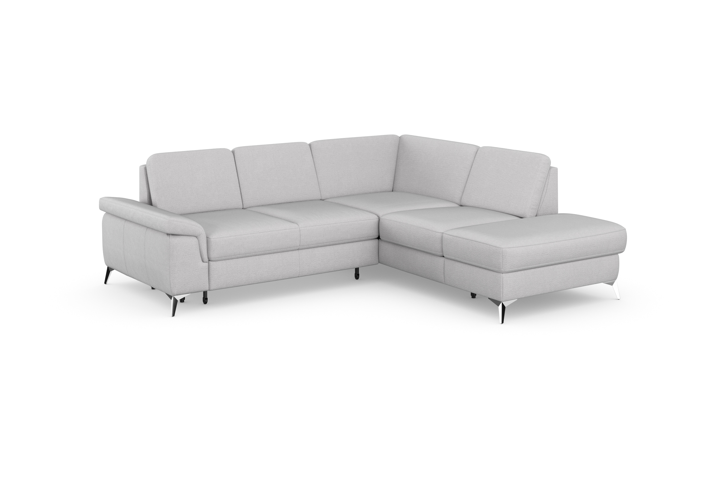 sit&more Ecksofa »Padua L-Form«, inklusive Sitztiefenverstellung, Armteilfunktion und Federkern