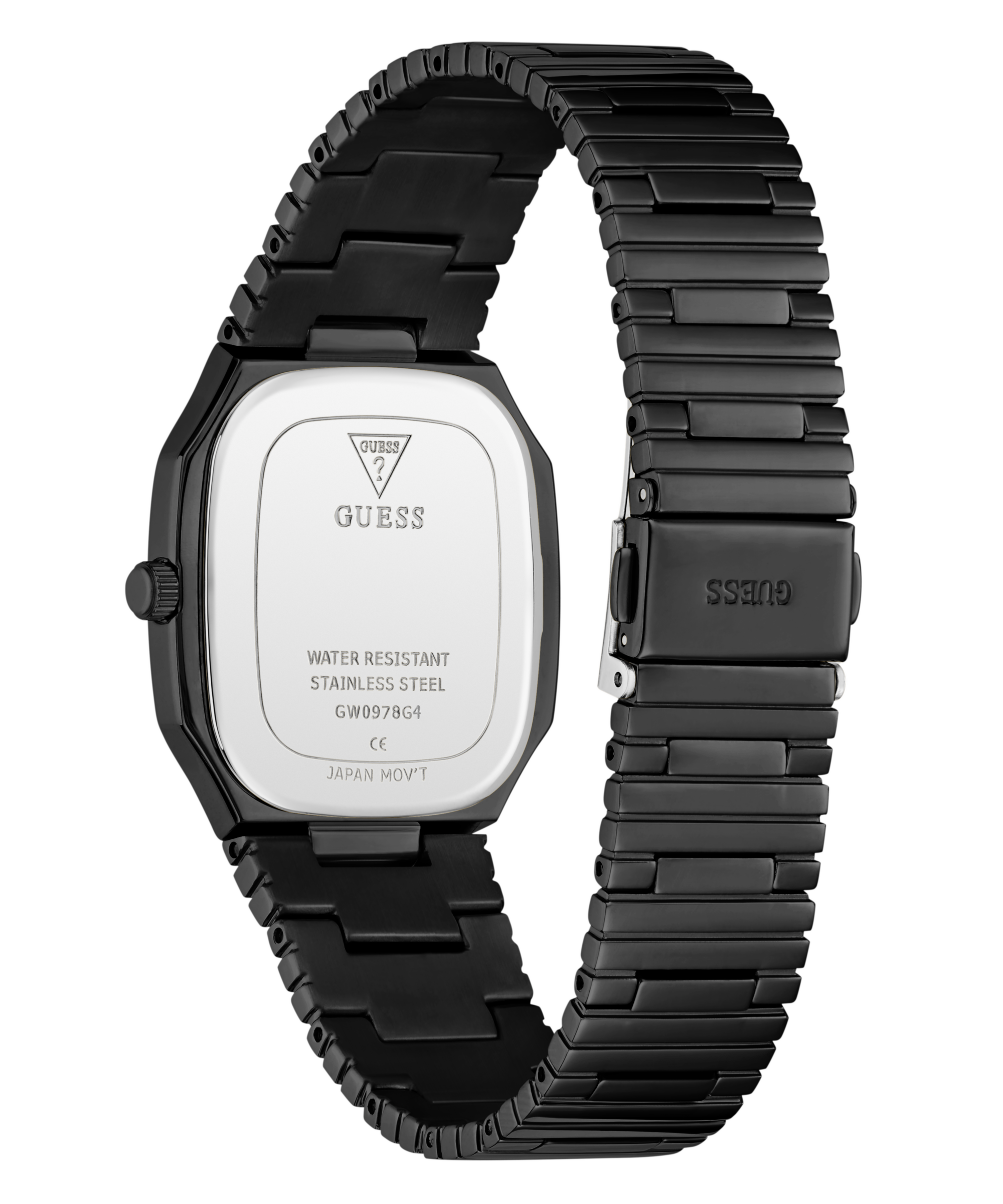 Guess Quarzuhr »OLIVER« Armbanduhr, Herrenuhr, Edelstahlarmband, Datum