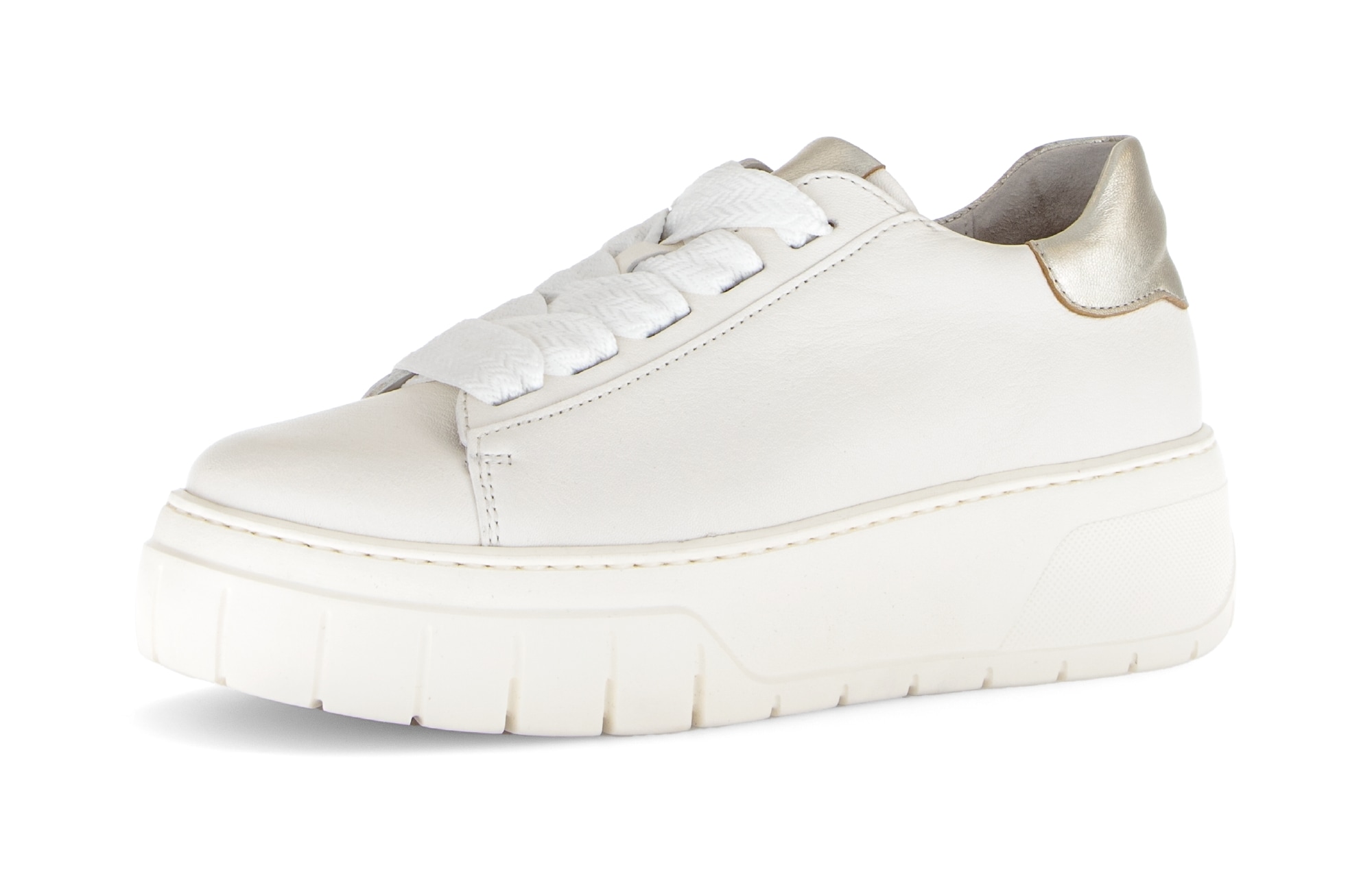 Gabor Plateausneaker, Freizeitschuh, Halbschuh, Schnürer mit Kontrastbesatz günstig online kaufen