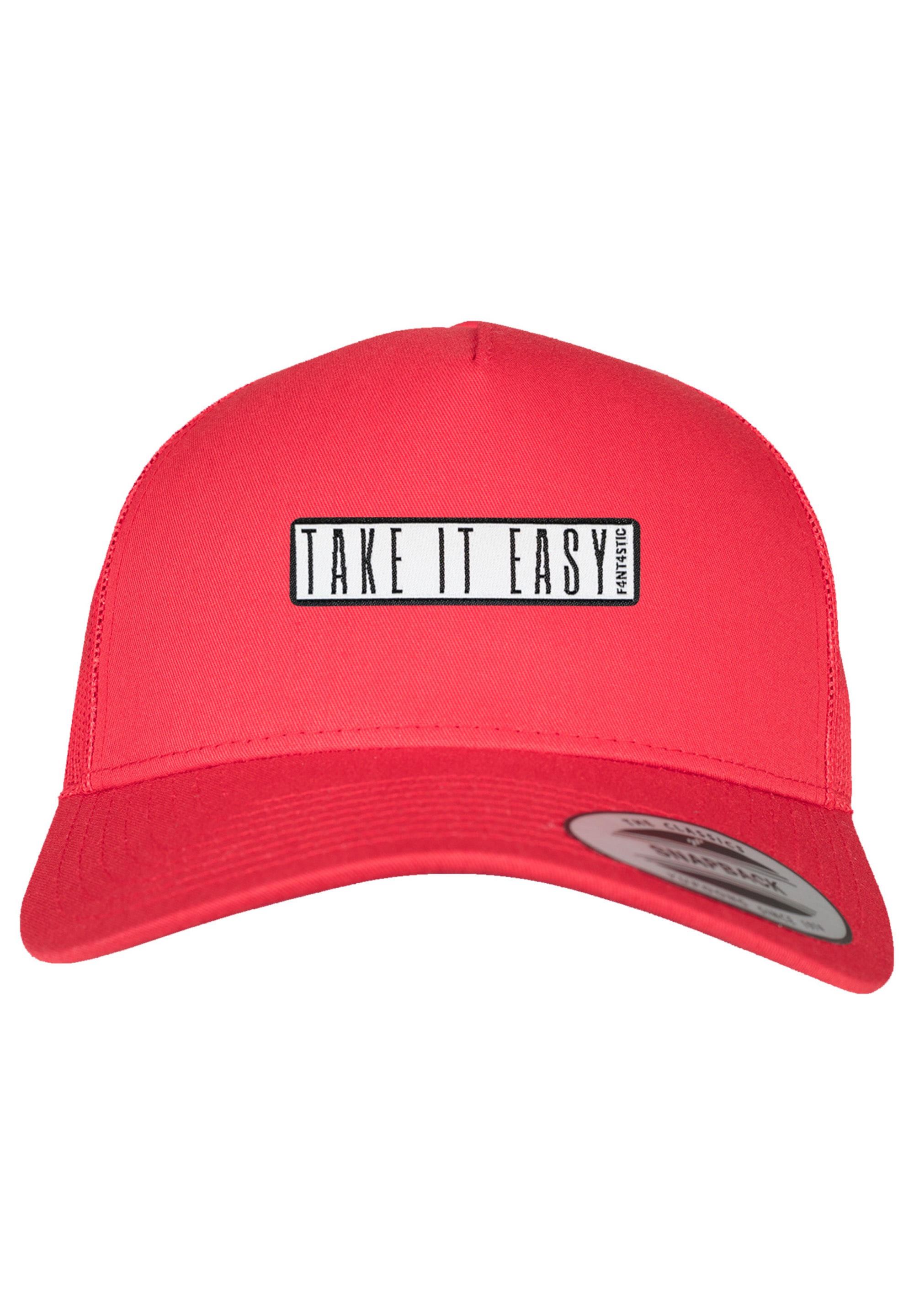 F4NT4STIC Schirmmütze "Retro Trucker Cap Take It Easy", Print