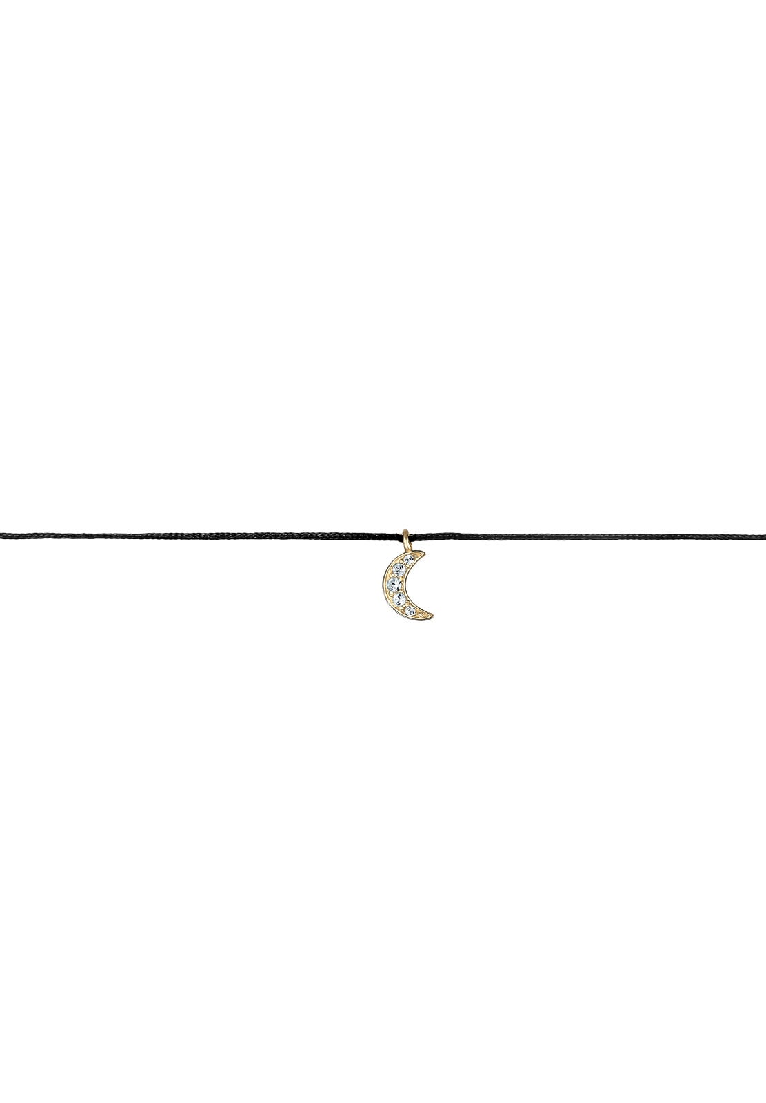 Elli Collier »Choker Halbmond Kristalle Silber«