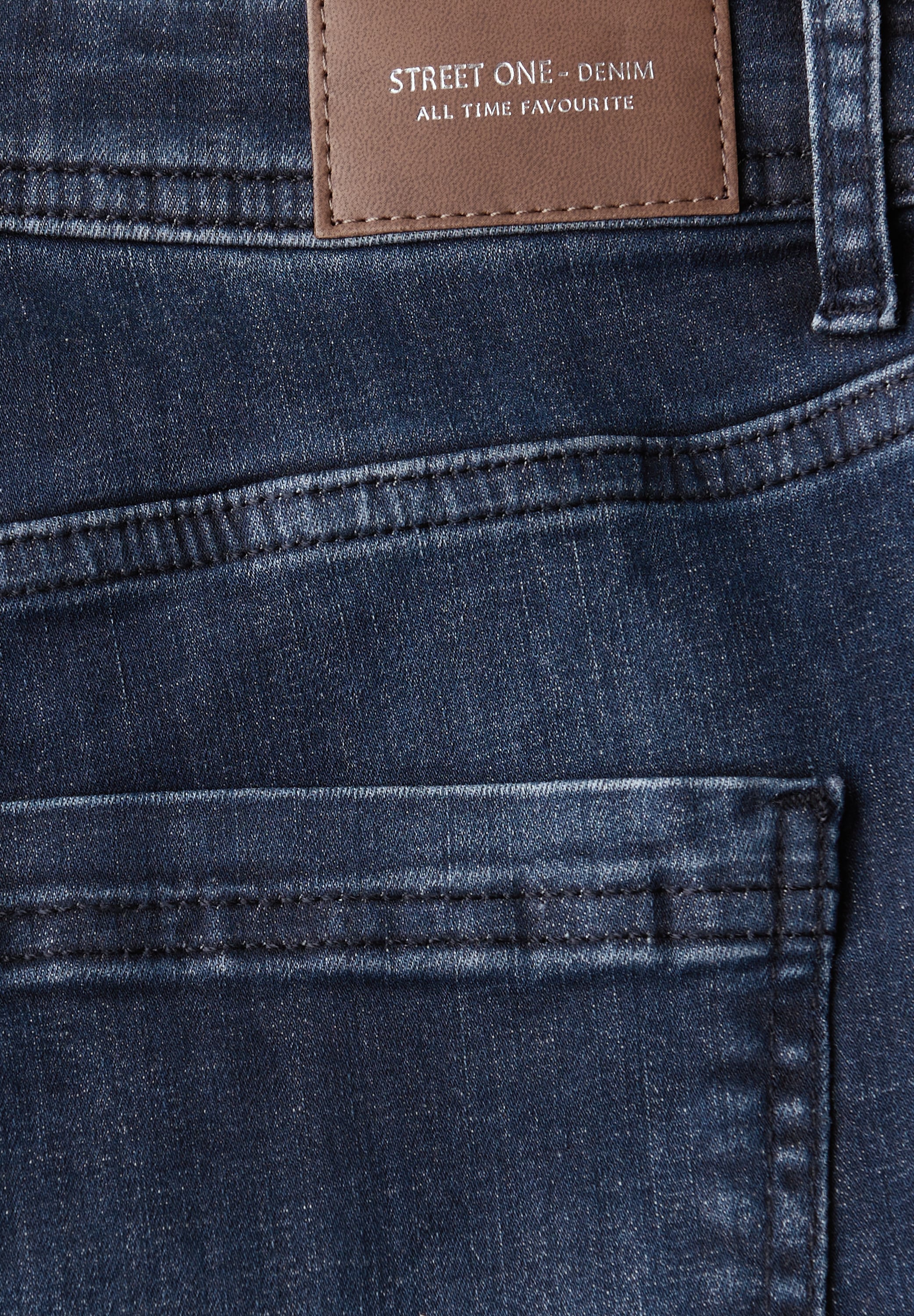 STREET ONE Slim-fit-Jeans, High Waist