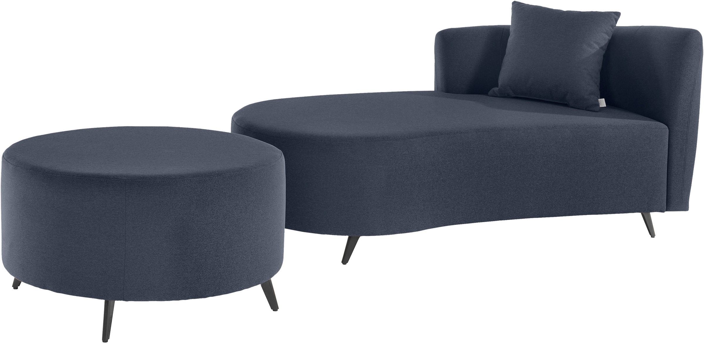 Home affaire Recamiere "Hulby" wahlweise mit und ohne Hocker und Armlehne l günstig online kaufen