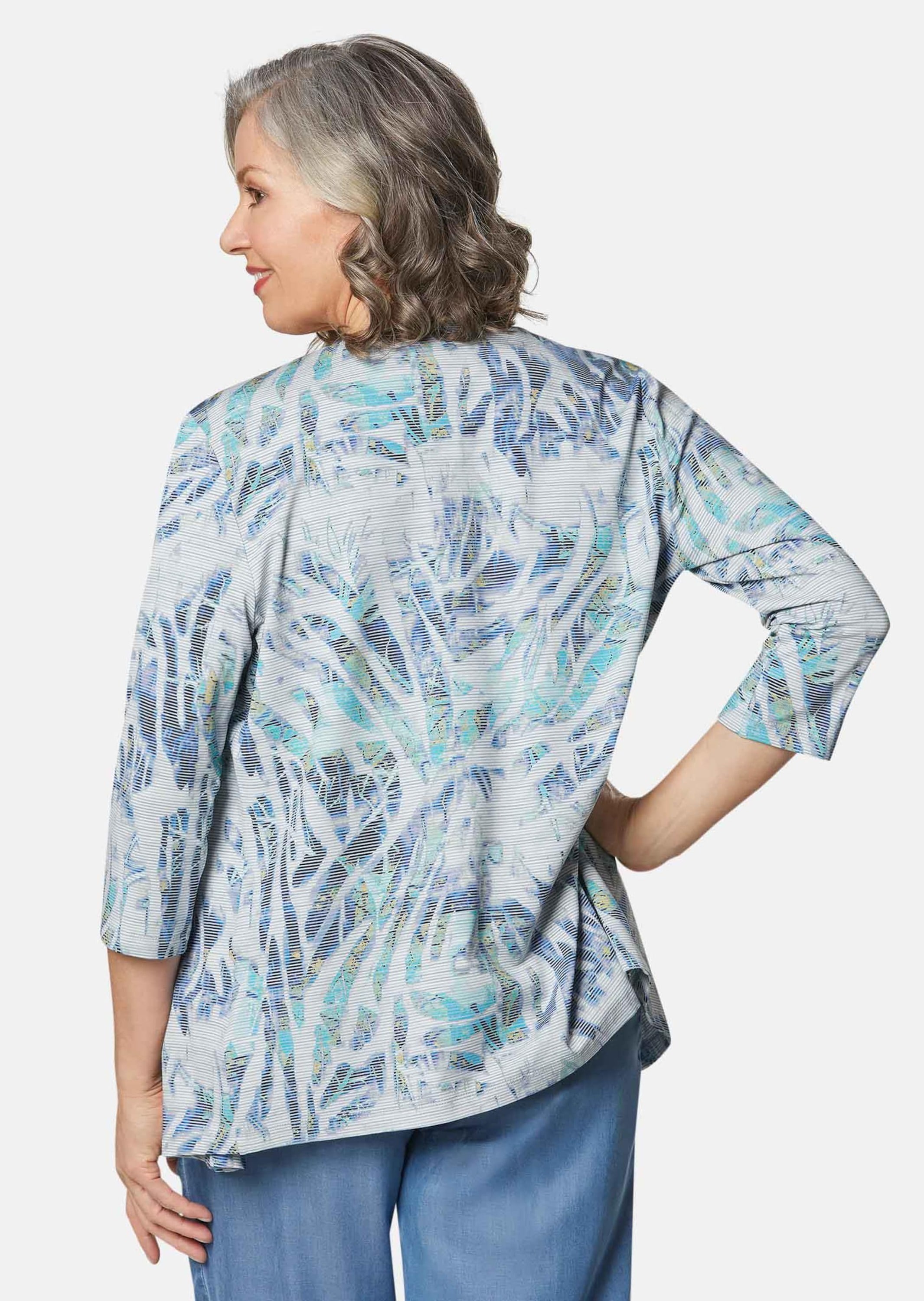 GOLDNER 2-in-1-Shirt »Druckshirt-Set Set aus Shirtjacke und Top«
