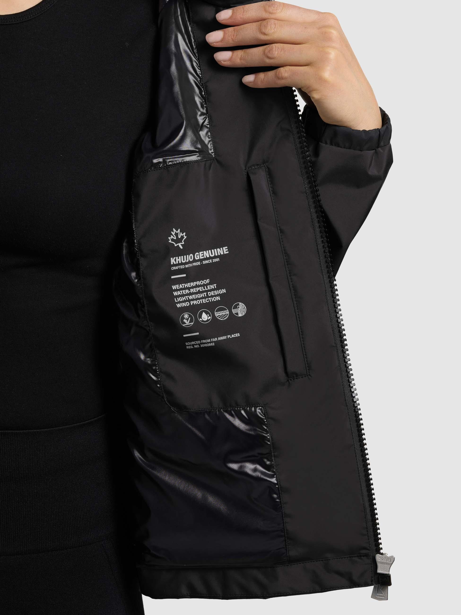 khujo Windbreaker »Olia« mit Kapuze Übergangsjacke mit im Kragen verstaubarer Kapuze