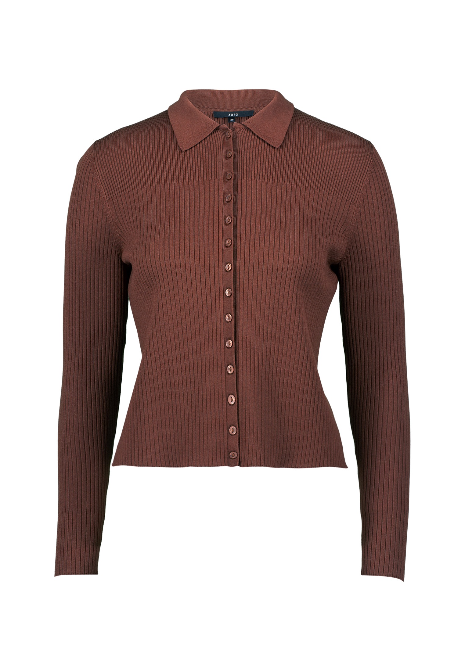 Zero Strickjacke "Damen mit Knopfleiste" 1 Stk. Knopfleiste günstig online kaufen