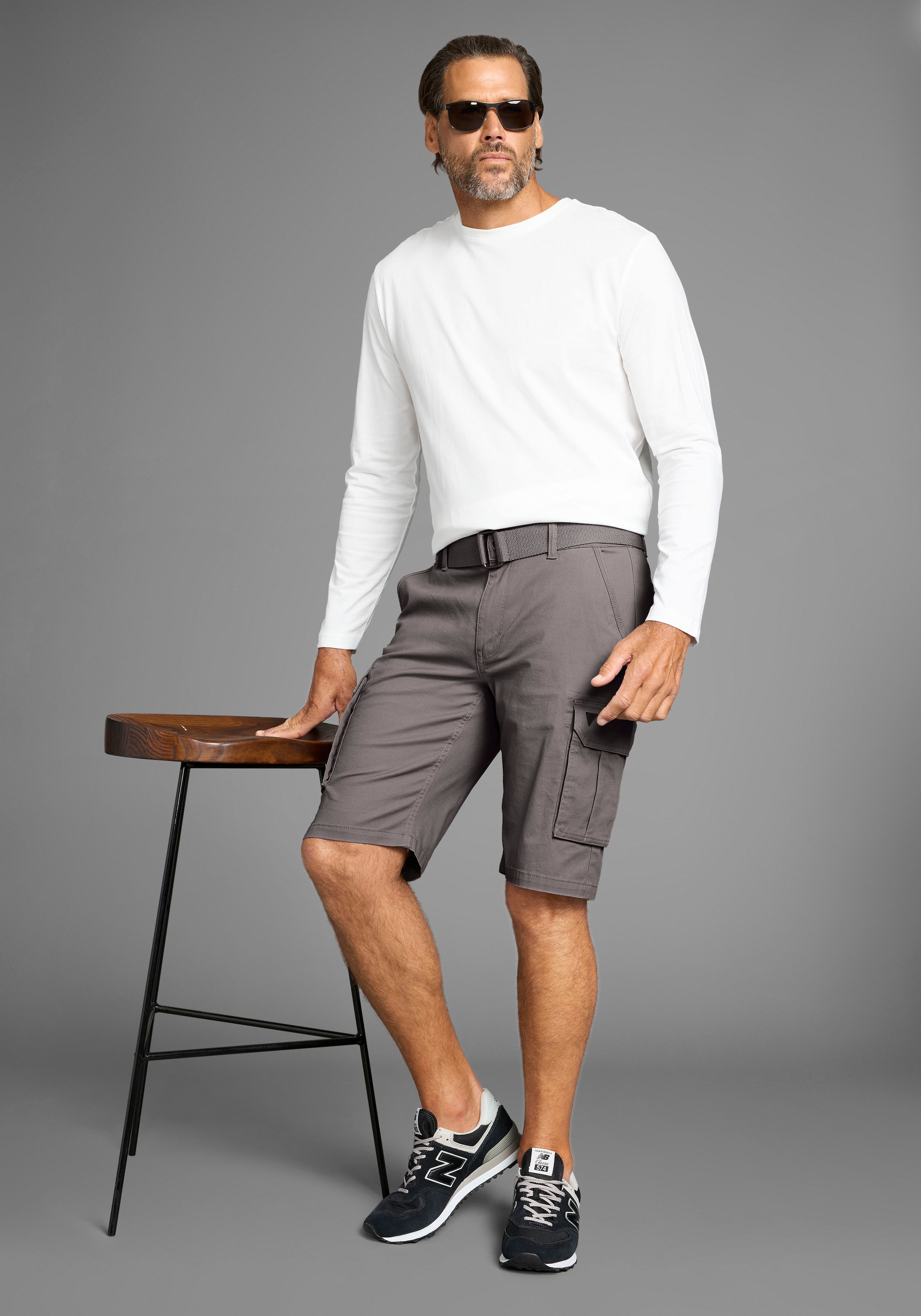 H.I.S Bermudas, (Set, 2 tlg., mit abnehmbarem Gürtel)