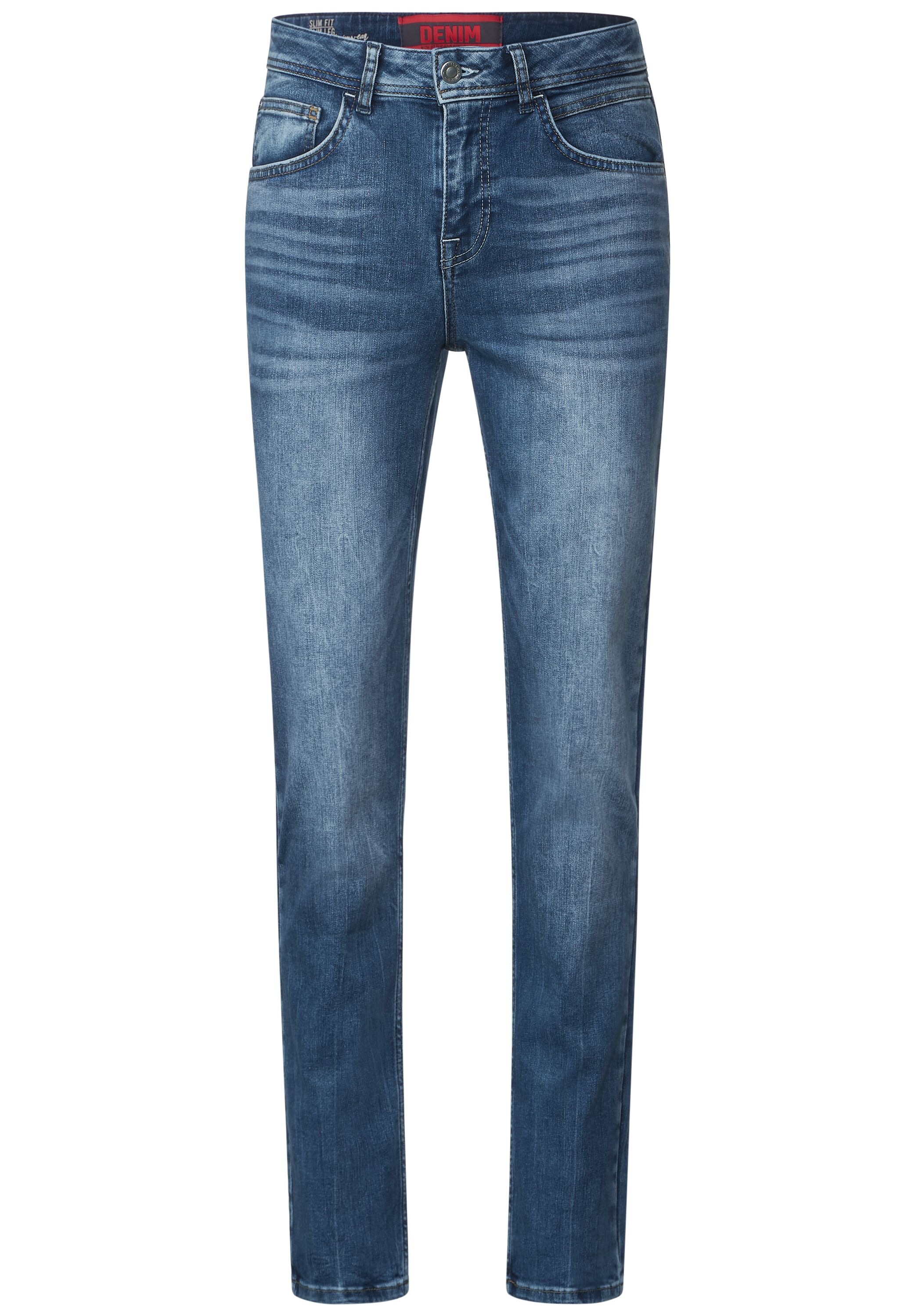 STREET ONE MEN Slim-fit-Jeans, 5-Pocket-Style