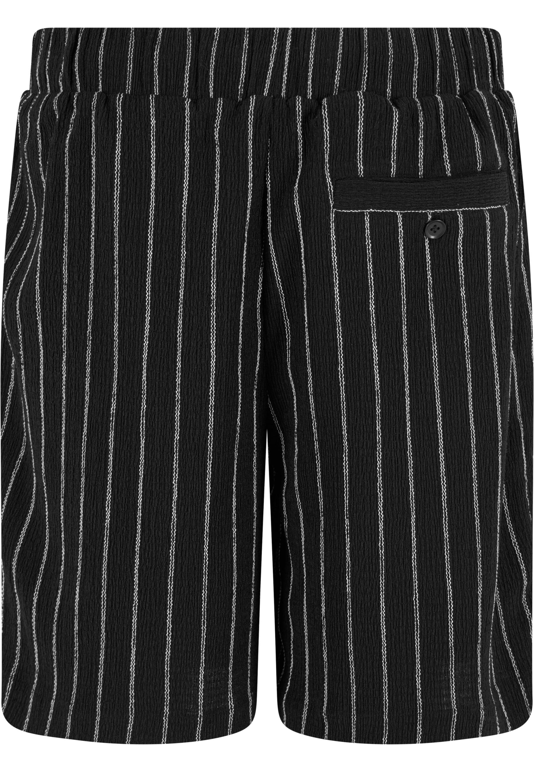 URBAN CLASSICS Shorts »Urban Classics Striped Crinkle Resort Shorts«, (1 tlg.)