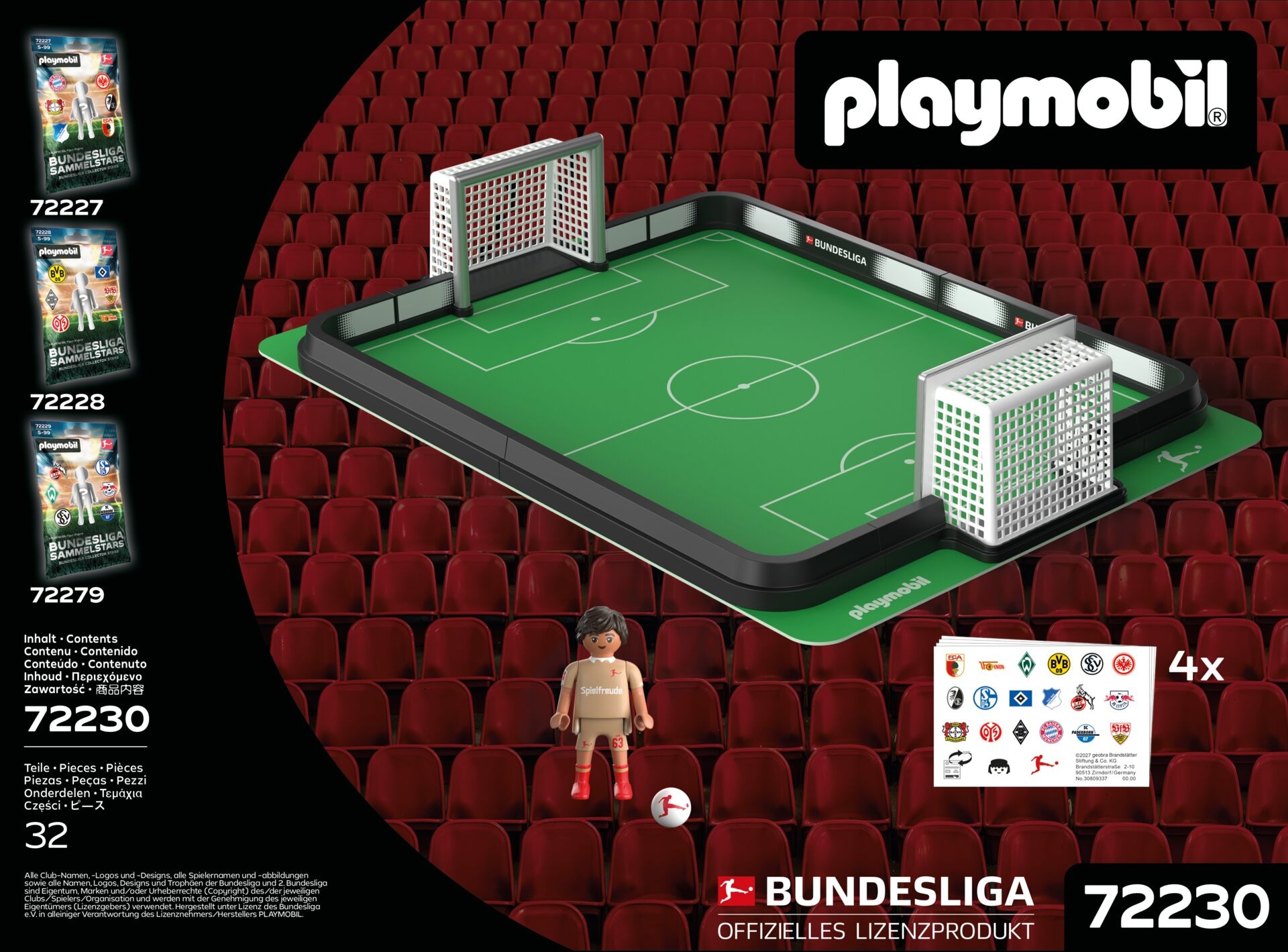 Playmobil® Konstruktions-Spielset »Matchday Set (72230), Bundesliga« Made in Europe
