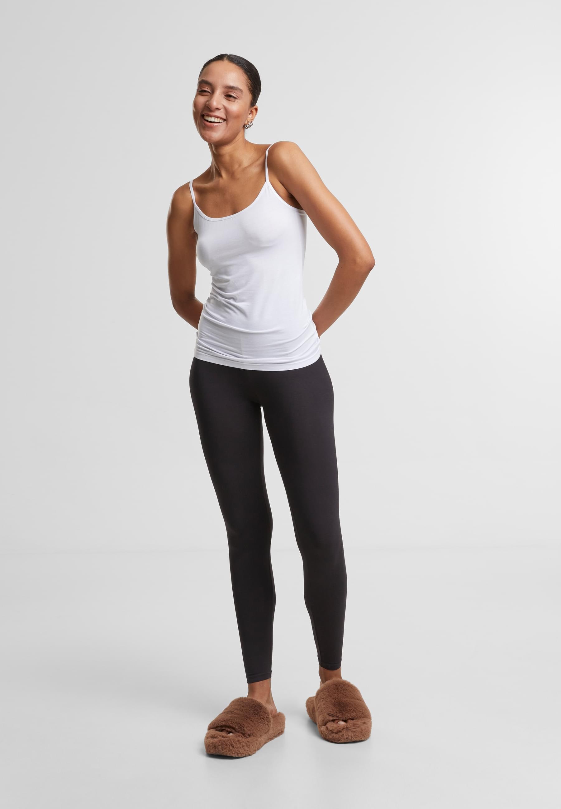URBAN CLASSICS Muskelshirt »Urban Classics Ladies Tank Top 2-Pack«, (1 tlg.)