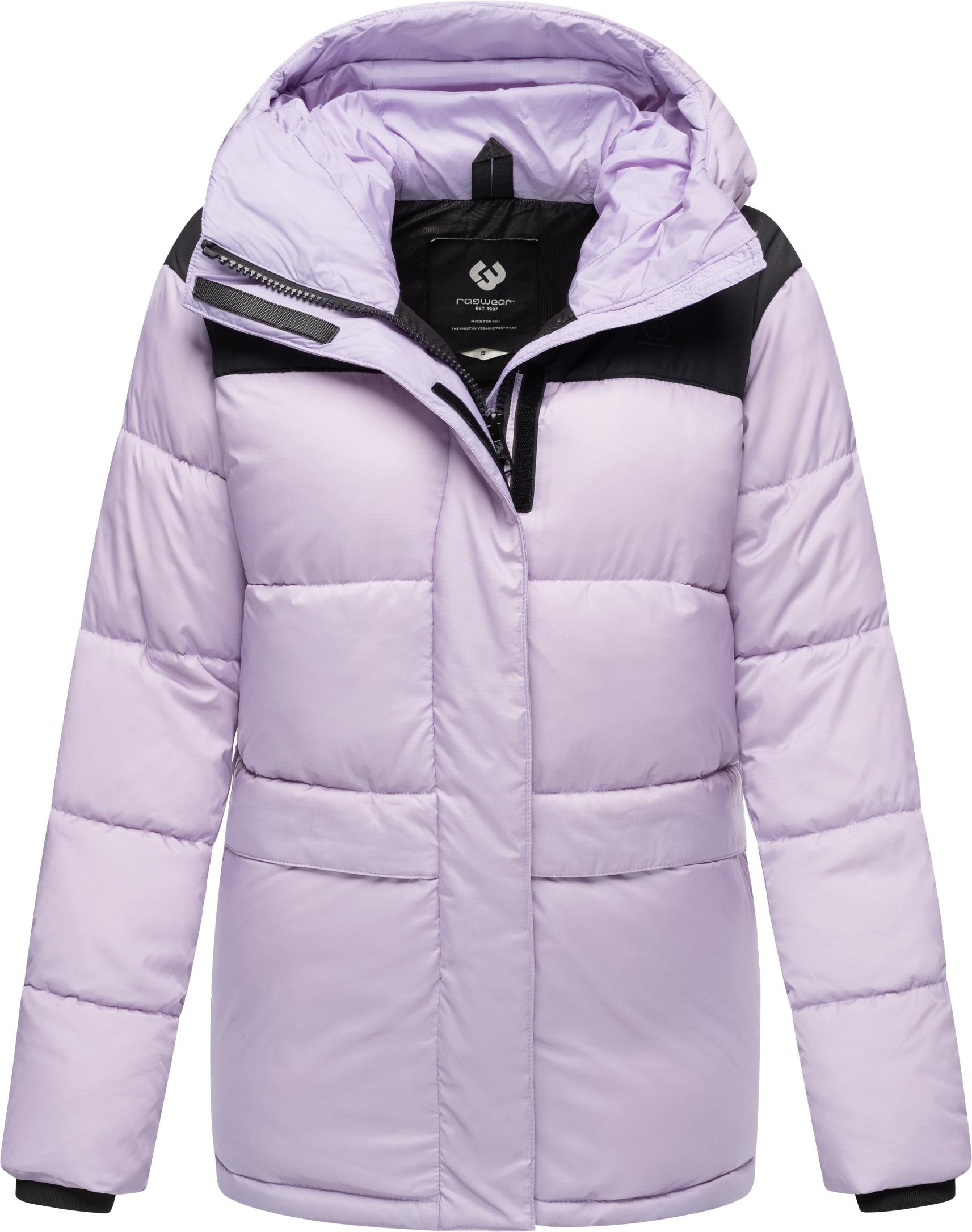Ragwear Anorak »Wikesh«, mit Kapuze, stylische Winter Steppjacke mit Colourblocking