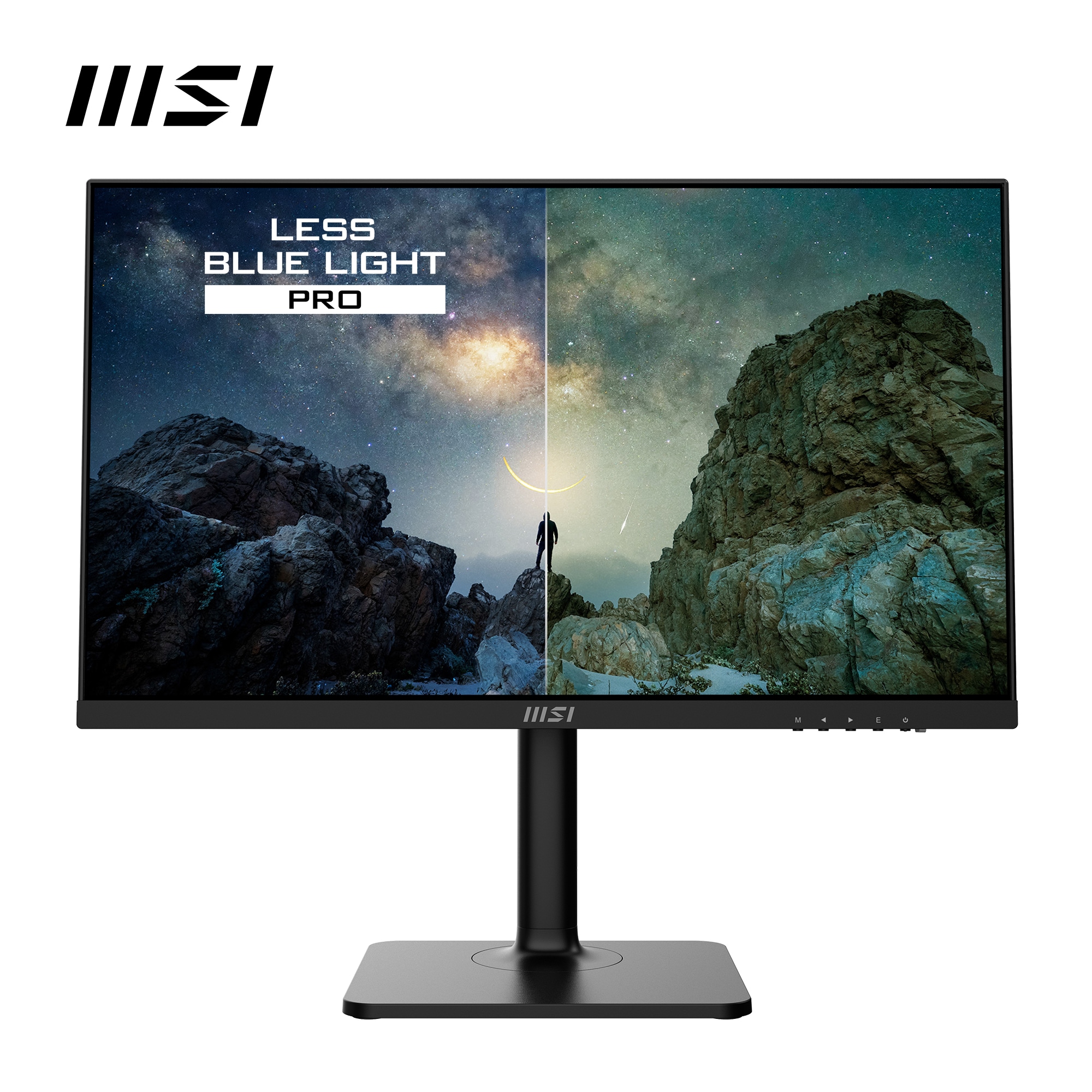 MSI LED-Monitor »Modern MD2412P«, 60 cm/24 Zoll, 1920 x 1080 px, Full HD, 1 ms Reaktionszeit, 100 Hz, höhenverstellbar, 3 Jahre Herstellergarantie, USB-C