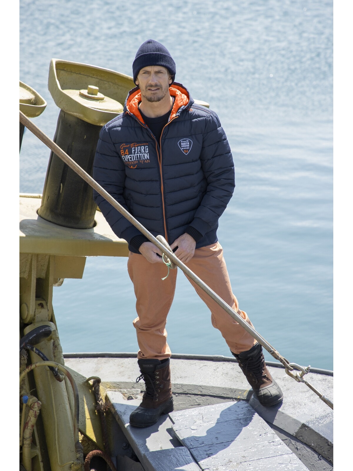 Jan Vanderstorm Steppjacke »Steppjacke EGGERT«, (1 St.), warme Winterjacke
