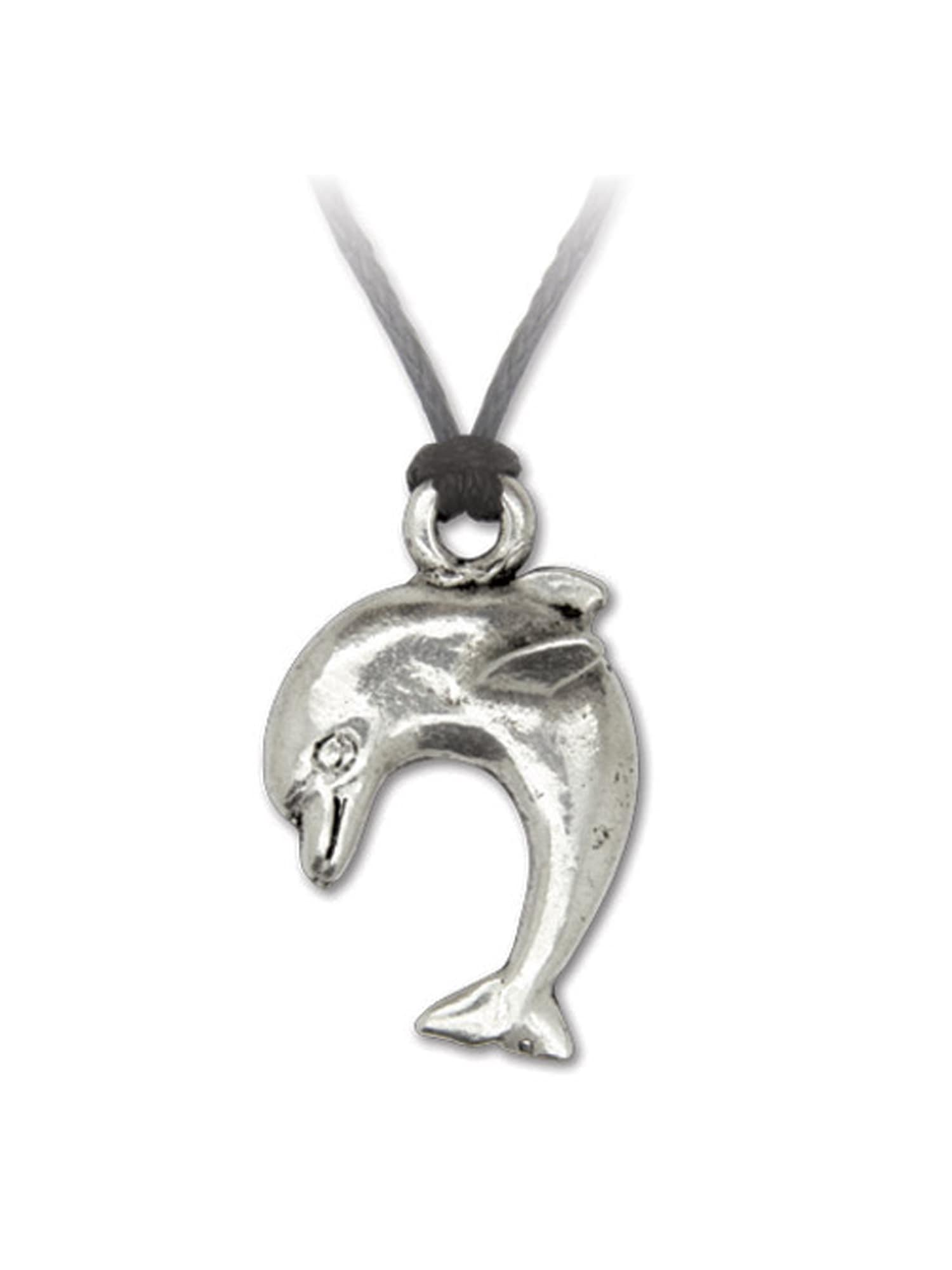 Adelia´s Amulett »Anhänger Glückstiere Talisman«, Der Delphin - Geistiger Reichtum, Schutz und Intelligenz