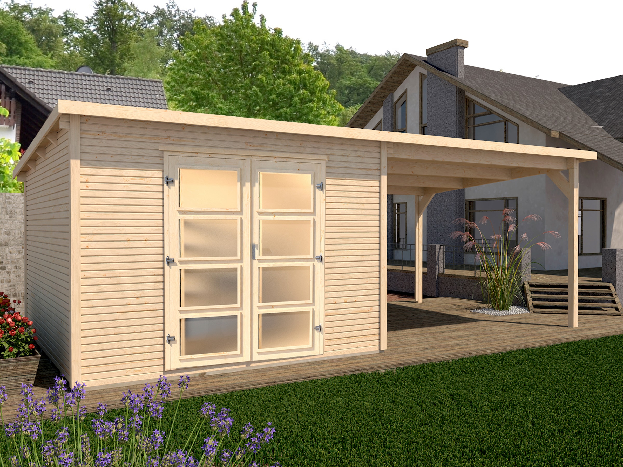 weka Gartenhaus "wekaLine 3" günstig online kaufen
