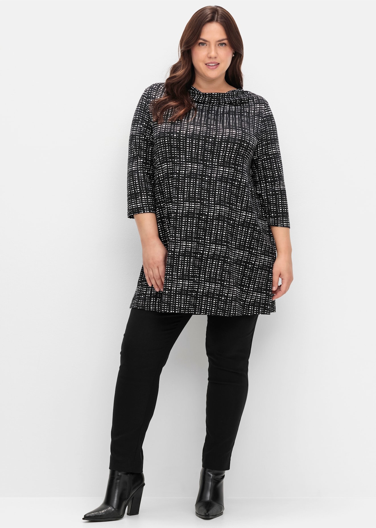 Sheego Longshirt "Longshirt" 1 Stk. tlg. günstig online kaufen