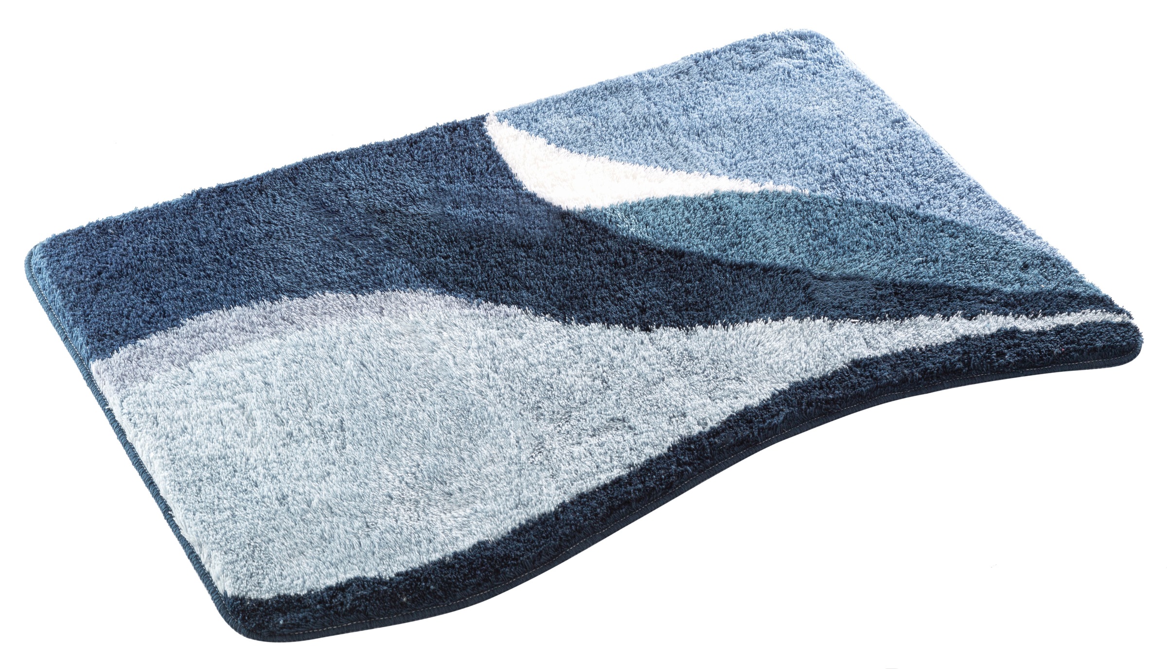 my home Badematte "Magnus, Badvorleger, Badezimmer Teppich" mehrfarbig, Bad günstig online kaufen