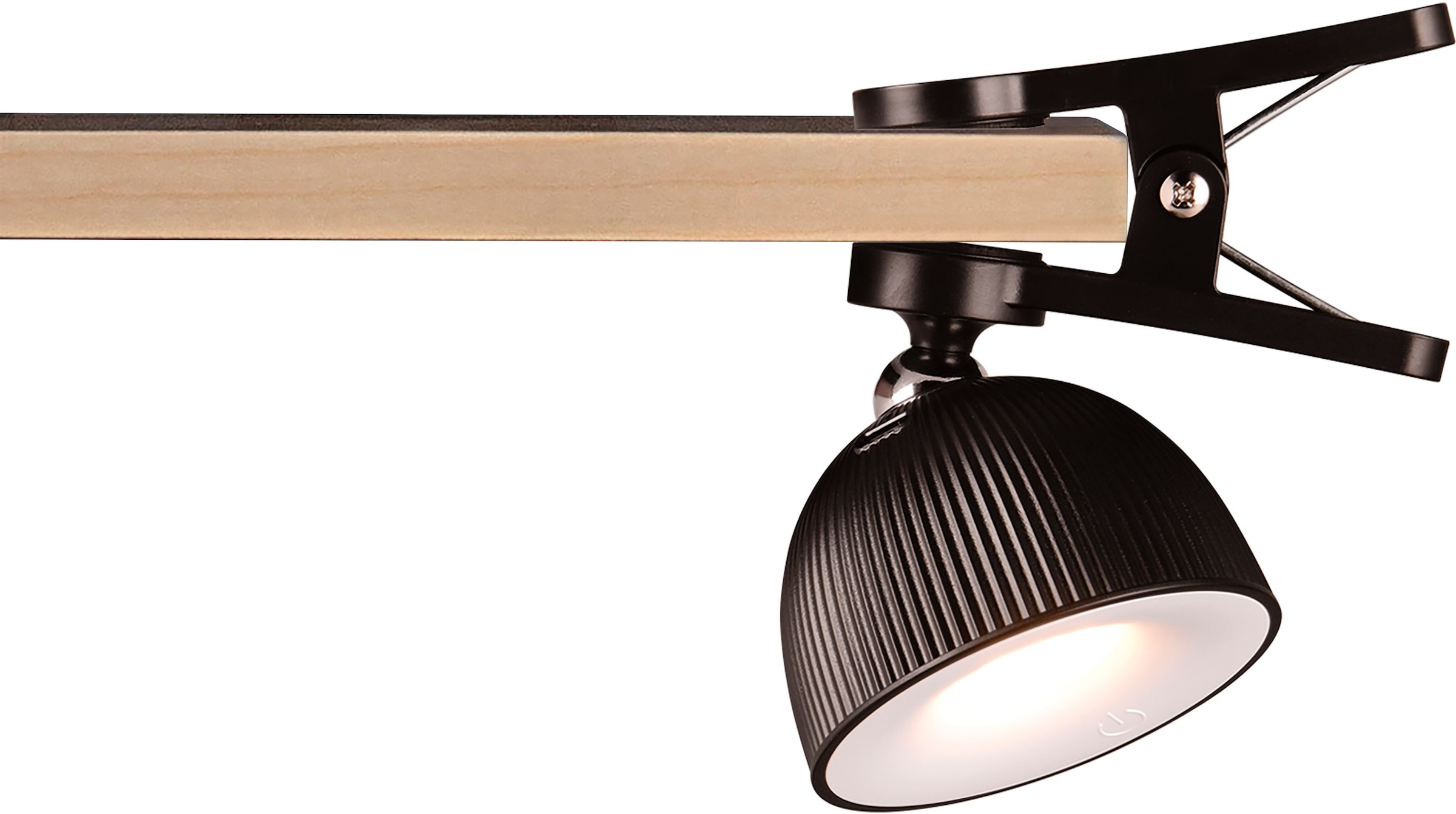 REALITY Leuchten LED Tischleuchte »MAXIMA« LED-Board 1 Stk. Warmweiß kabellose Akku Tischlampe mit Magnet-Kopf: 3 Befestigungsarten wählbar