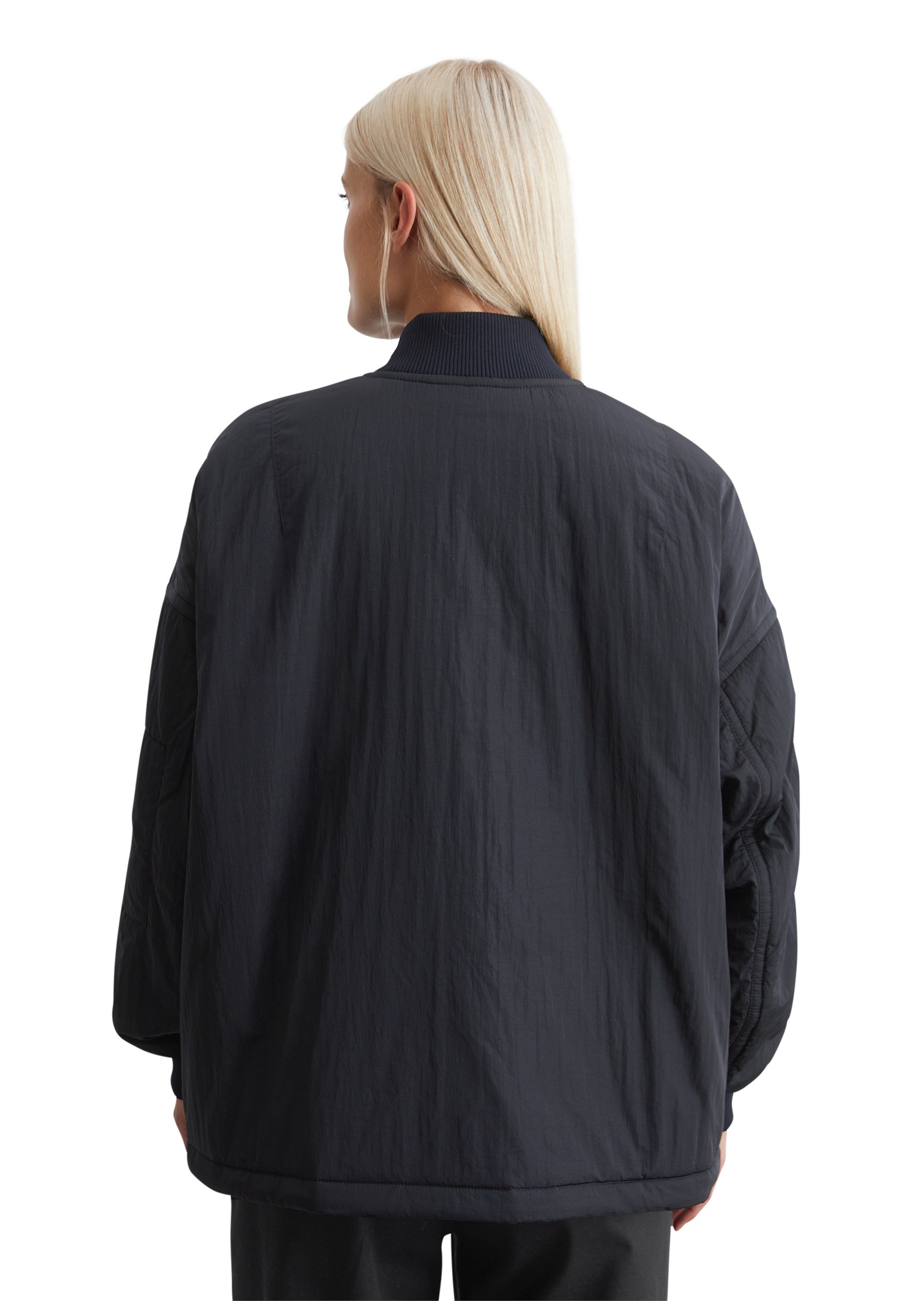 Marc O'Polo Outdoorjacke »aus Crinkle-Nylon«, ohne Kapuze