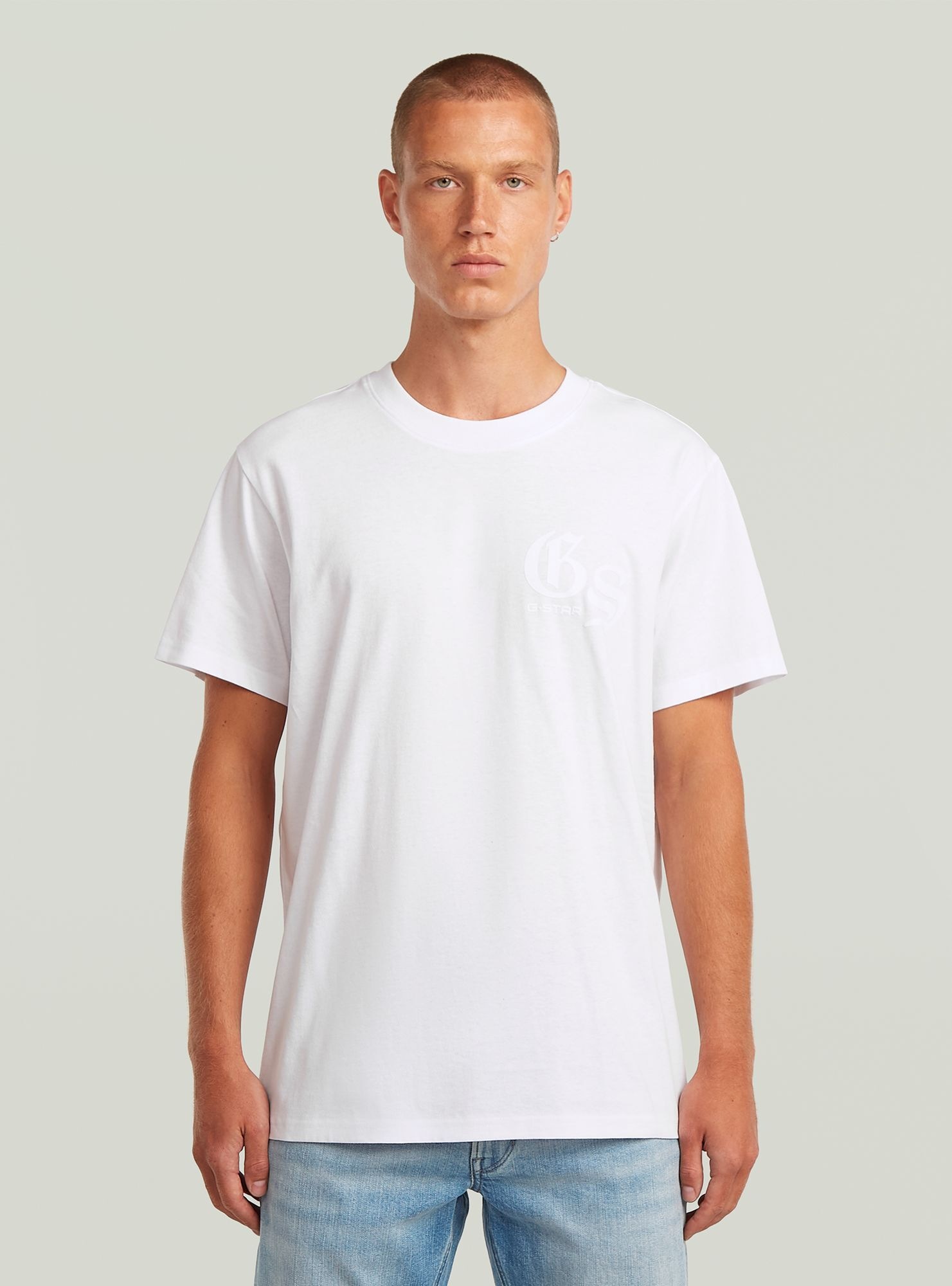 G-STAR T-Shirt "Flock Back Loose T-Shirt" günstig online kaufen