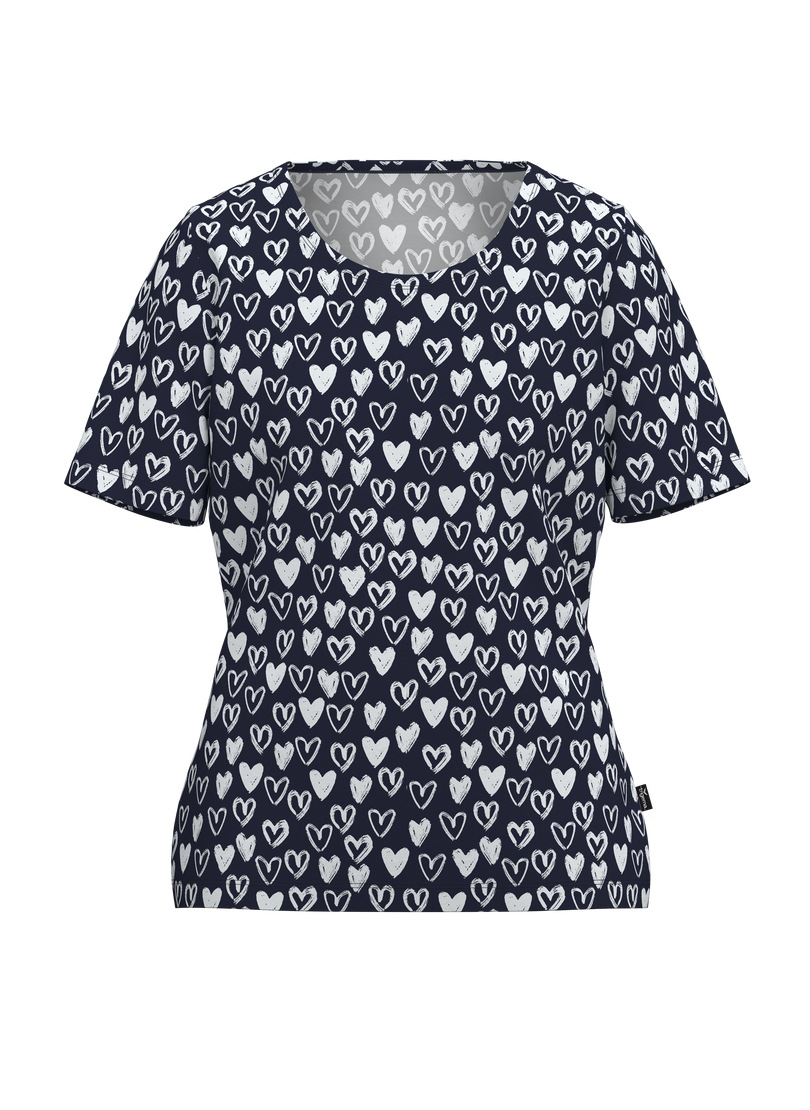 Trigema T-Shirt "TRIGEMA T Shirt mit Allover-Druck "Herzen"" 1 günstig online kaufen