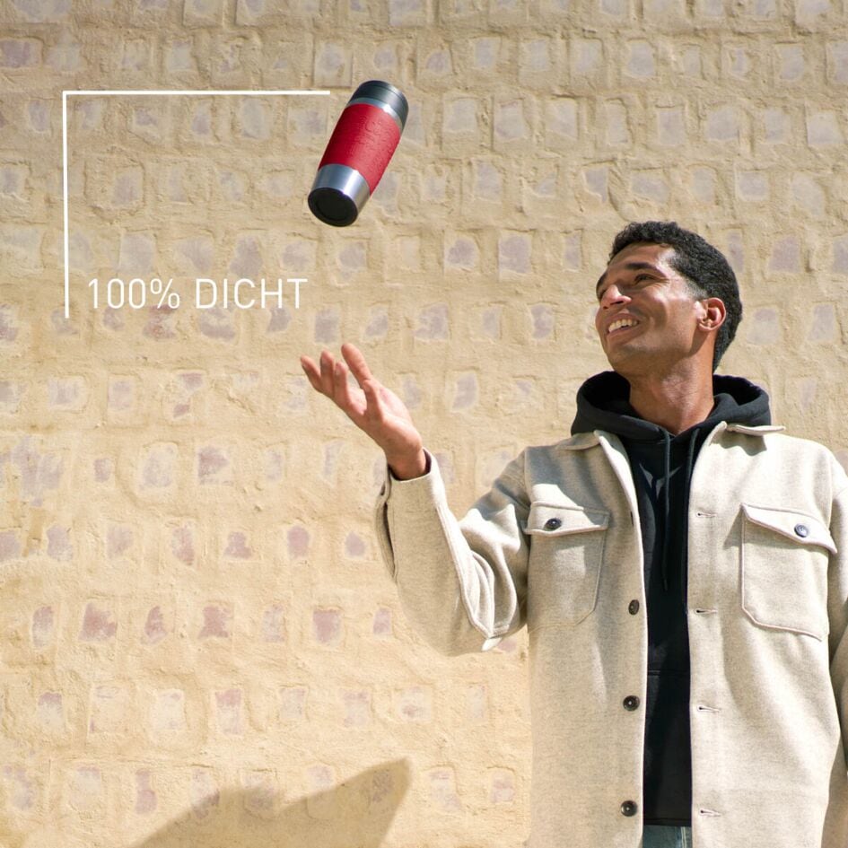 Emsa Thermobecher »Travel Mug Classic, mit 360°-Trinköffnung, auslaufsicher, rutschfest« 4h heiß, 8h kalt - 360 ml / 6h heiß, 12h kalt - 500 ml, 100% dicht