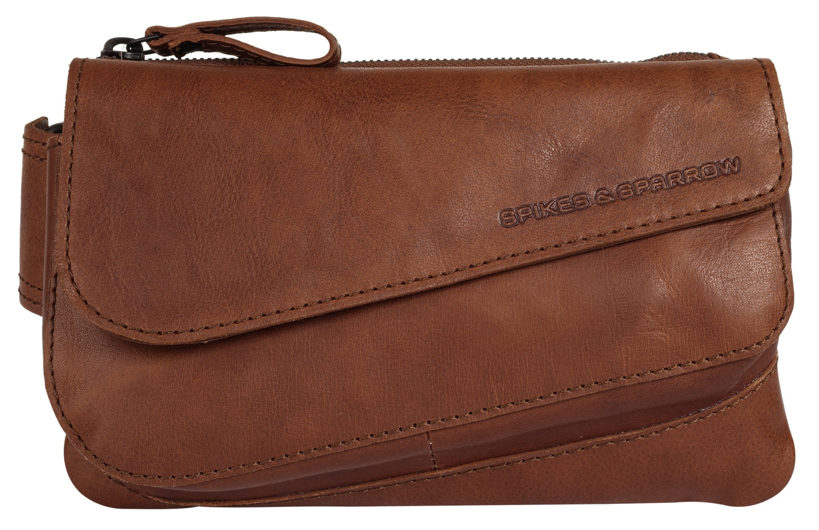 Spikes & Sparrow Gürteltasche, echt Leder