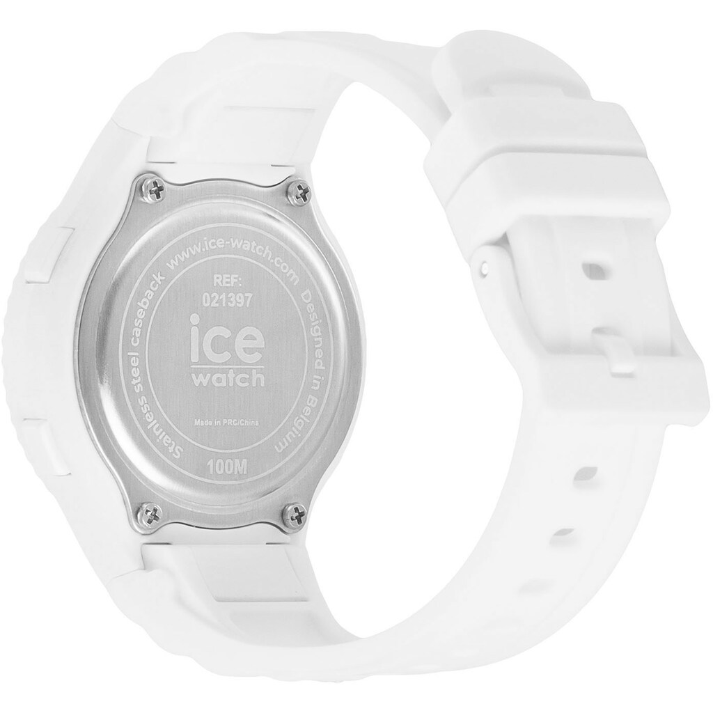 ice-watch Quarzuhr »ICE digit - Sunset rainbow - White - Small, 021397«