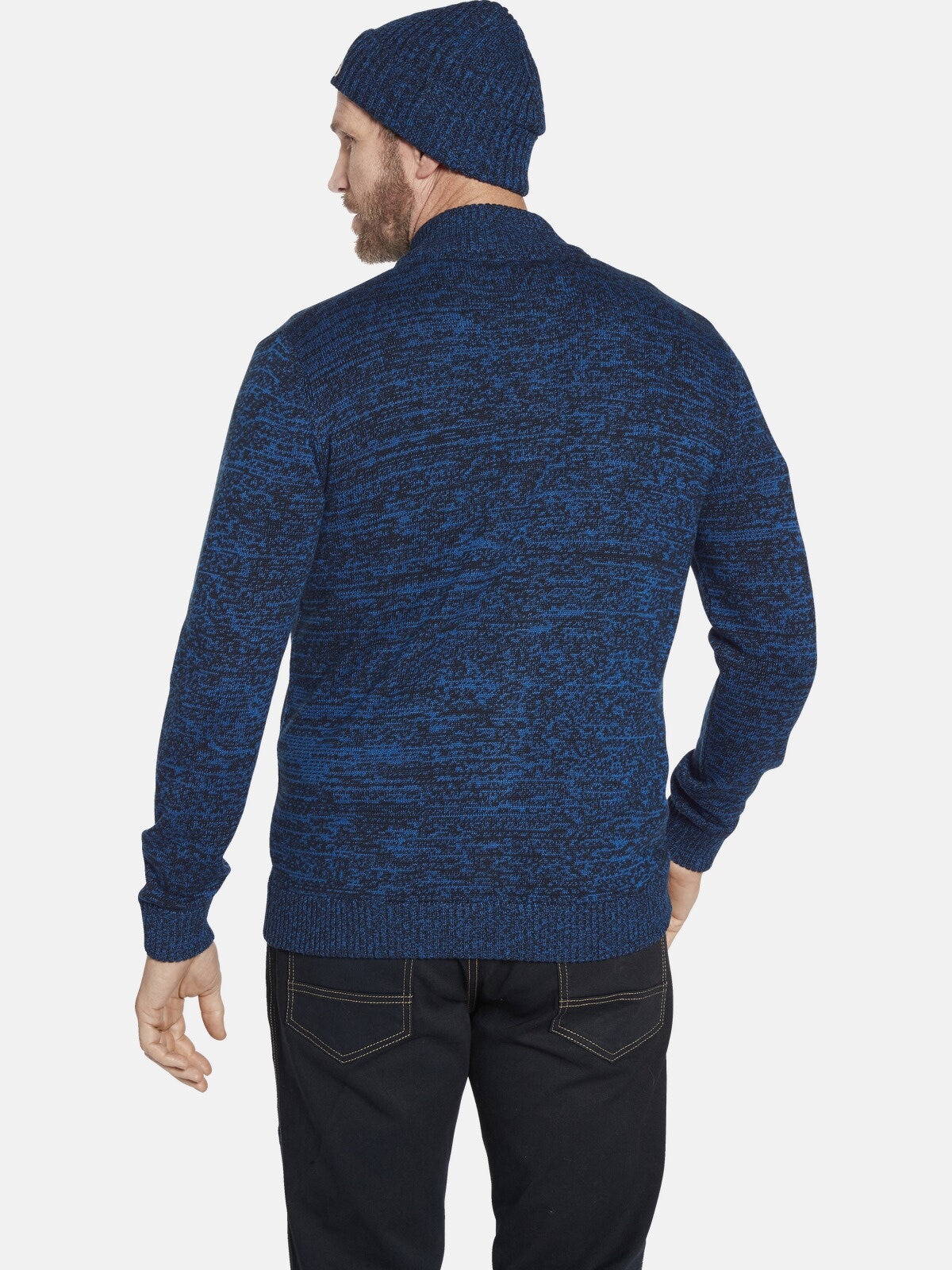 Jan Vanderstorm Strickjacke »Strickjacke mit Mütze APKE«