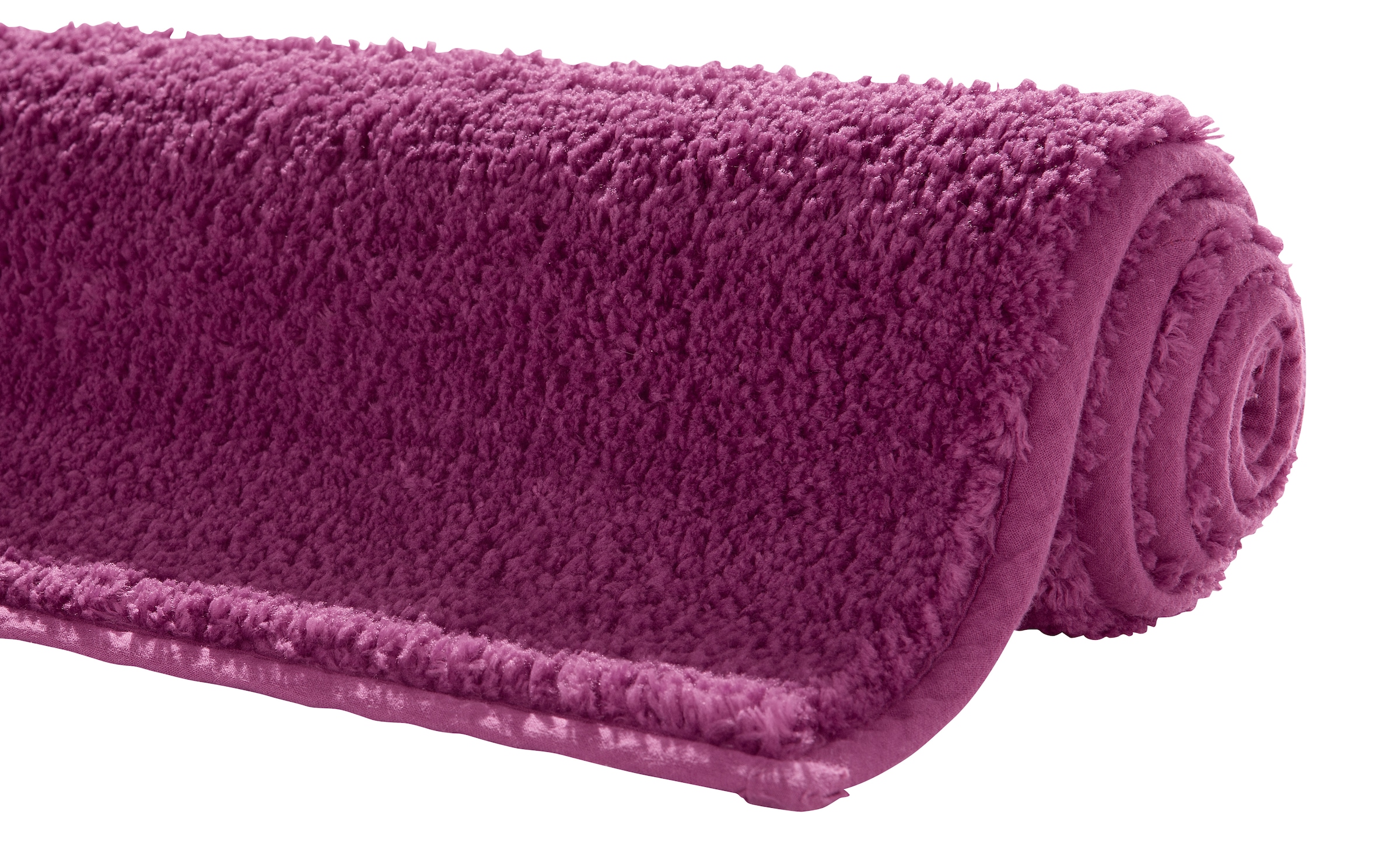 my home Badematte »Vanessa, Badvorleger, Badezimmer Teppich«, rutschhemmend beschichtet, schnell trocknend-fußbodenheizungsgeeignet-strapazierfähig, Badteppich, weiche Haptik, unifarben
