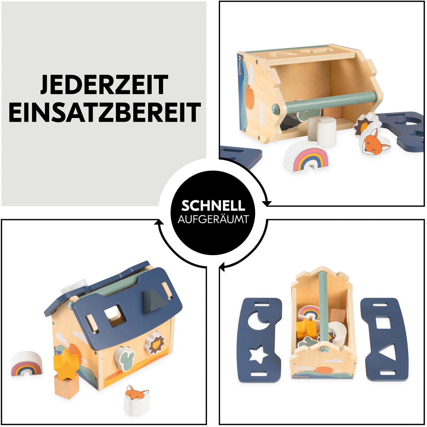 Hauck Steckspielzeug »Sort N Build«, FSC® - schützt Wald - weltweit