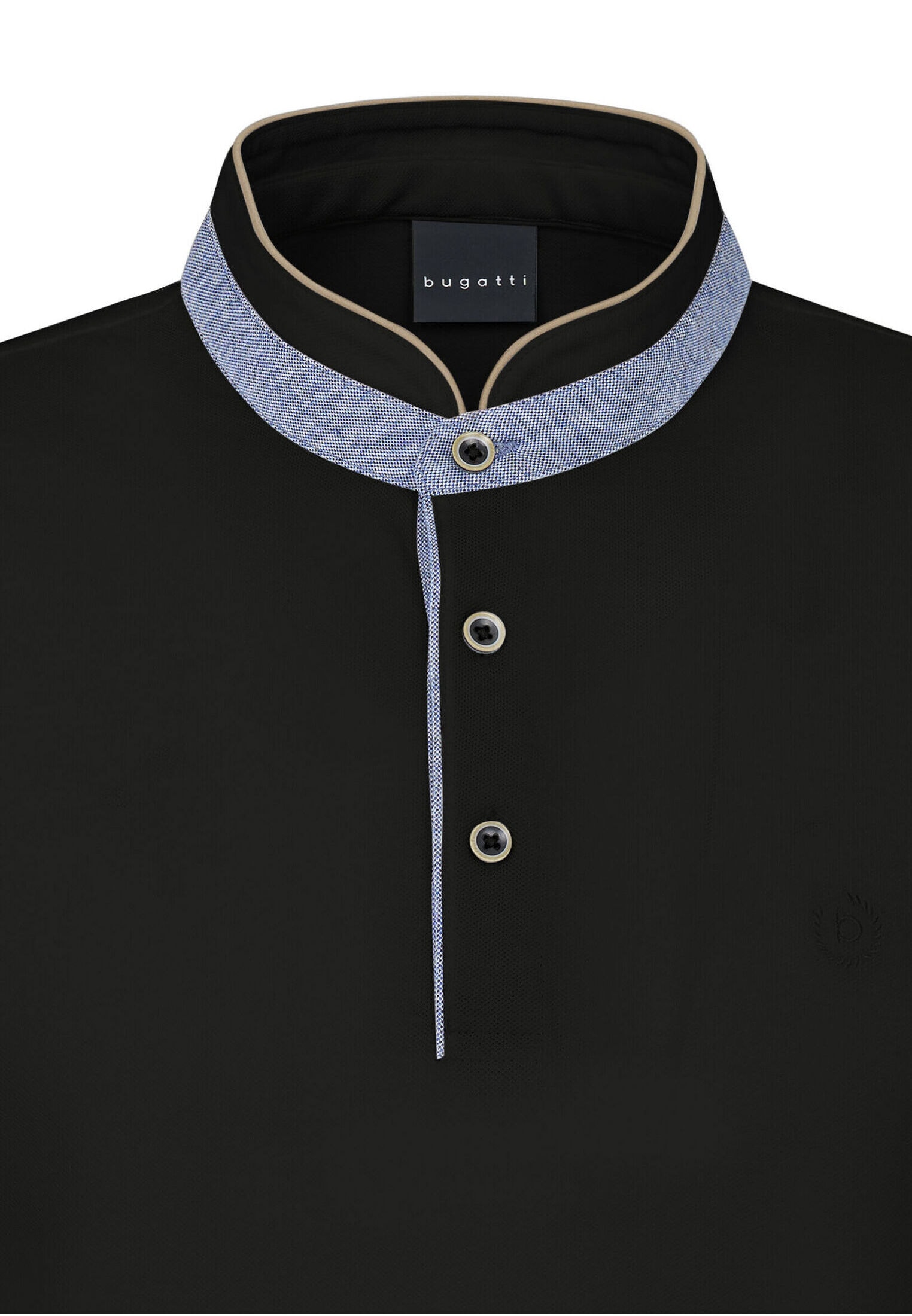 bugatti Poloshirt, mit Stehkragen