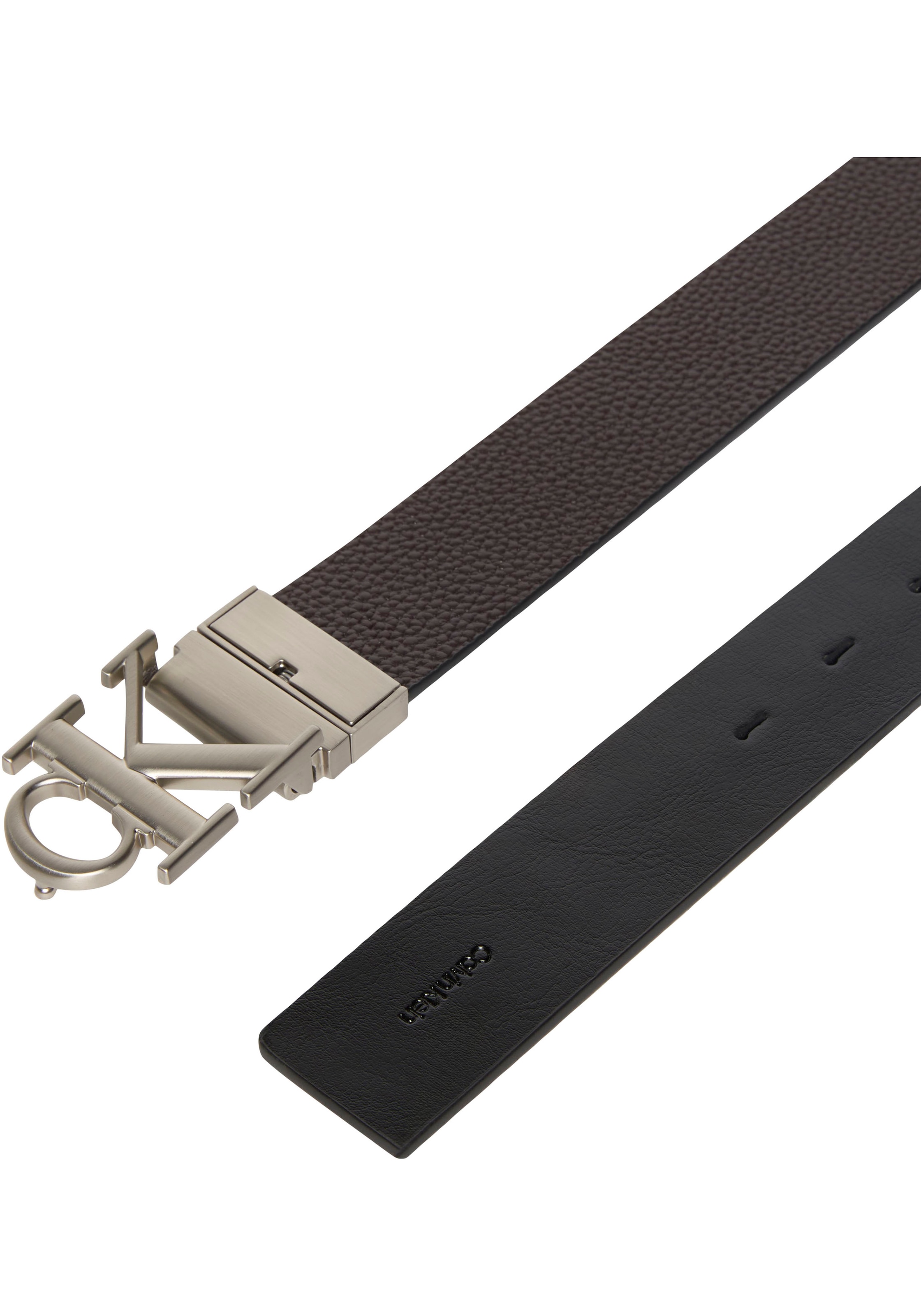 Calvin Klein Ledergürtel »CK BUCKLE TUMBLED 35MM ADJ/REV«